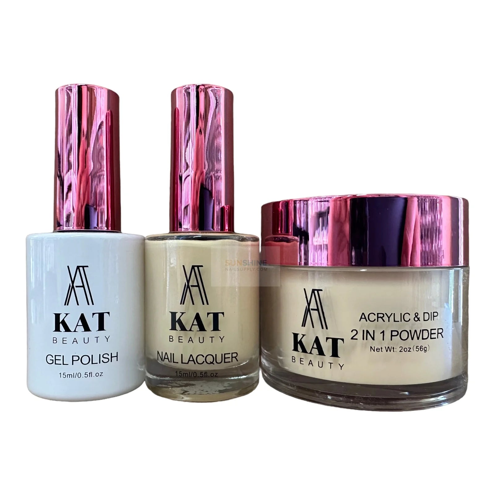 KAT Beauty UV/LED Soak Off Gel Polish 3-in-1 Set #081