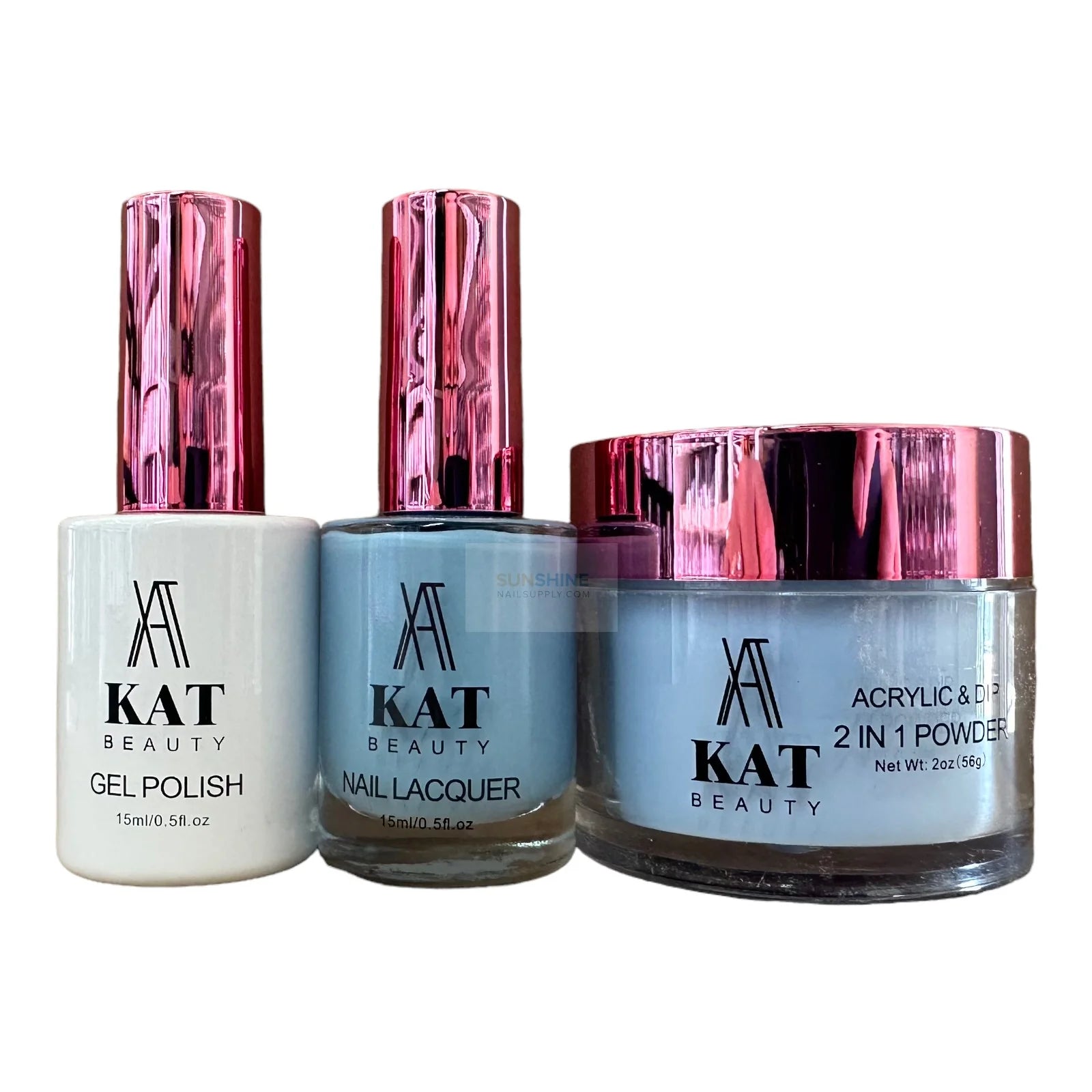 KAT Beauty UV/LED Soak Off Gel Polish 3-in-1 Set #091