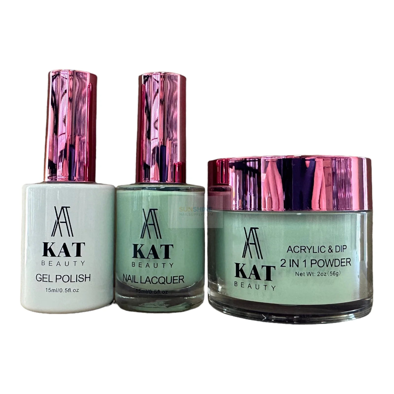 KAT Beauty UV/LED Soak Off Gel Polish 3-in-1 Set #096