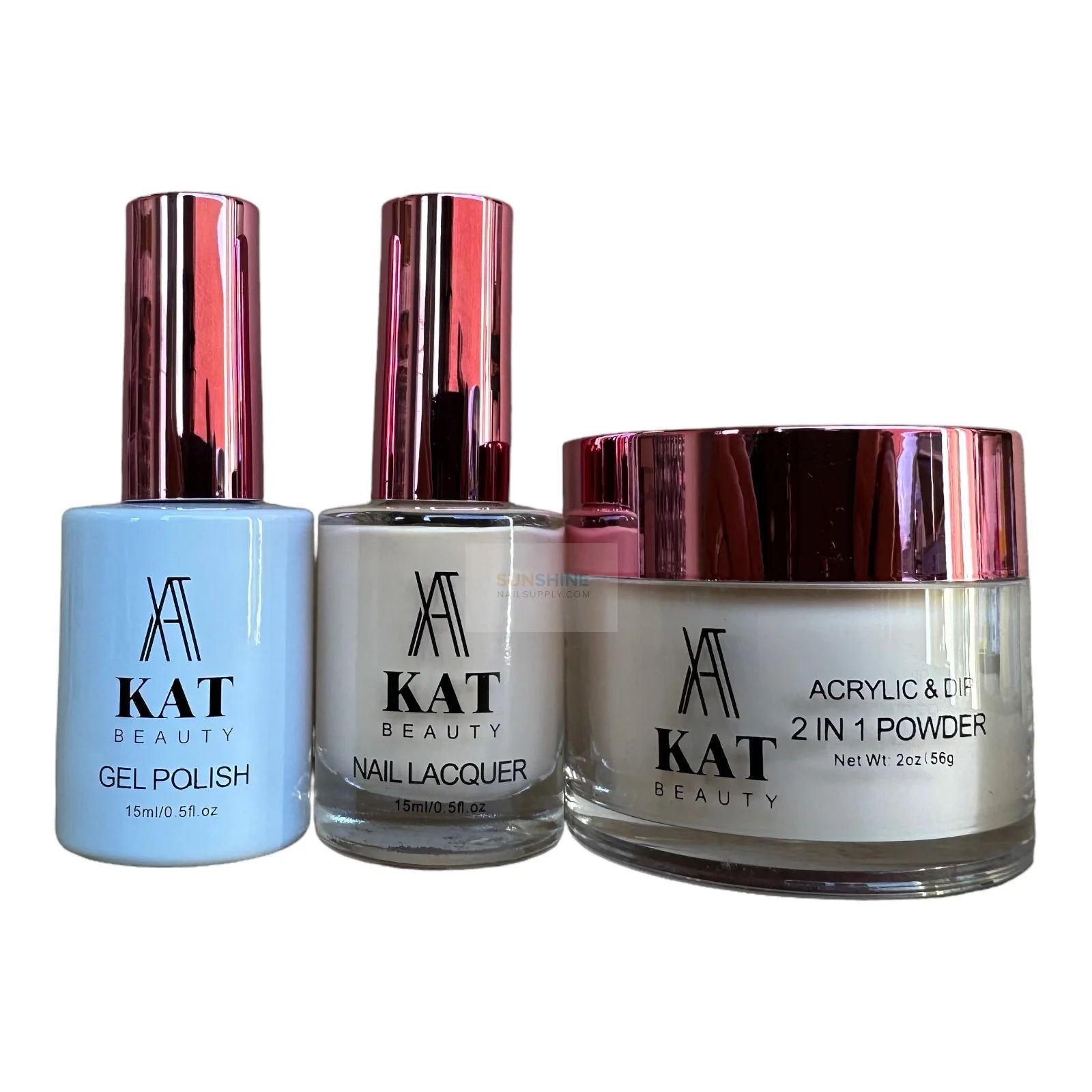 KAT Beauty UV/LED Soak Off Gel Polish 3-in-1 Set #104