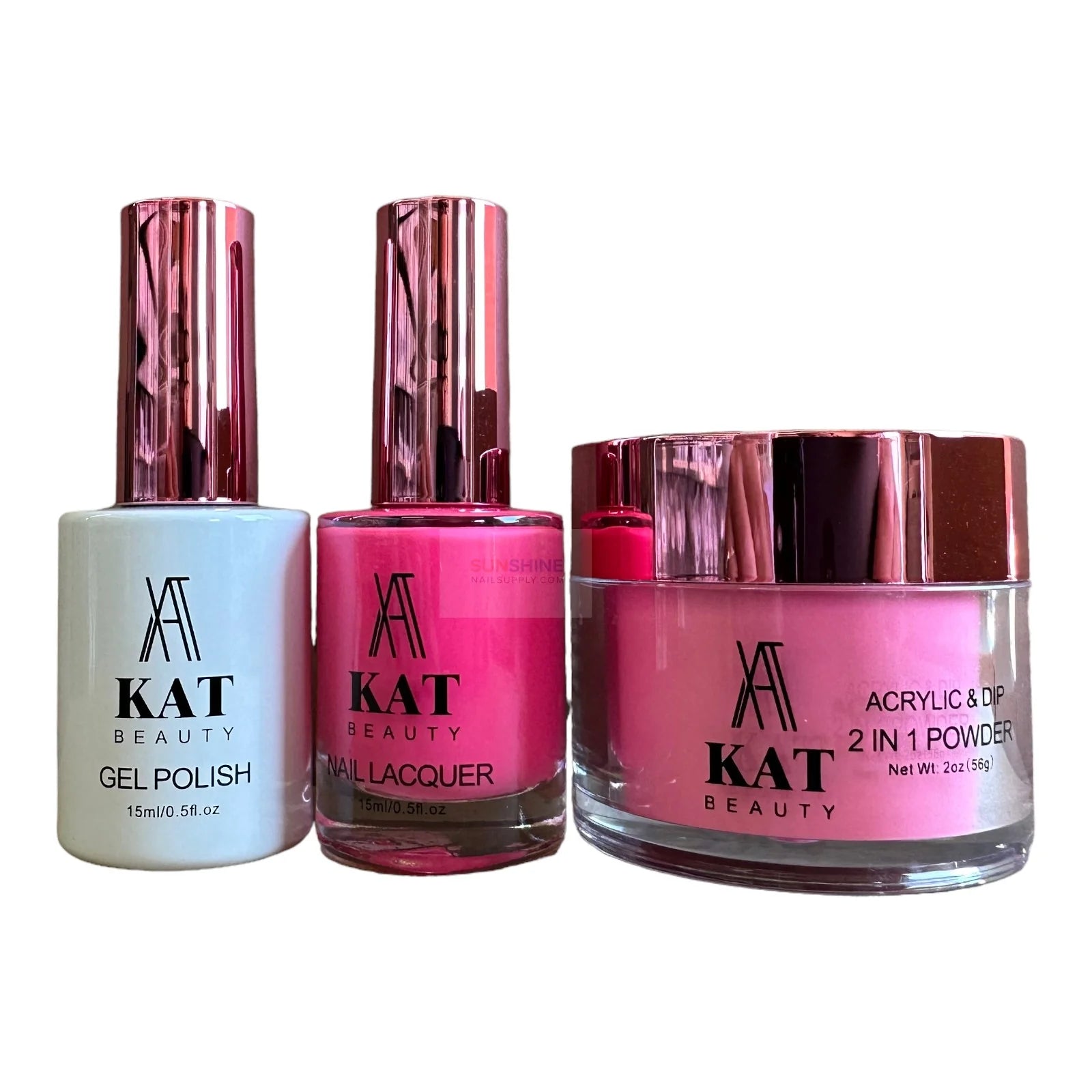 KAT Beauty UV/LED Soak Off Gel Polish 3-in-1 Set #113