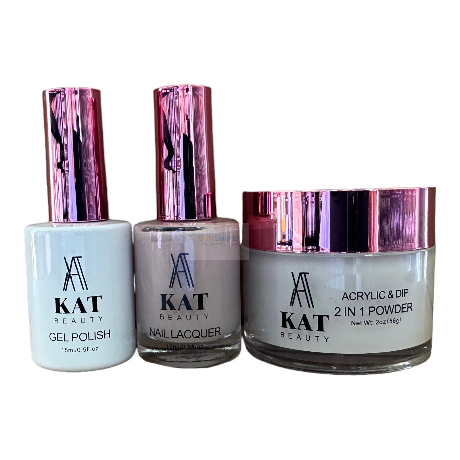 KAT Beauty UV/LED Soak Off Gel Polish 3-in-1 Set #126