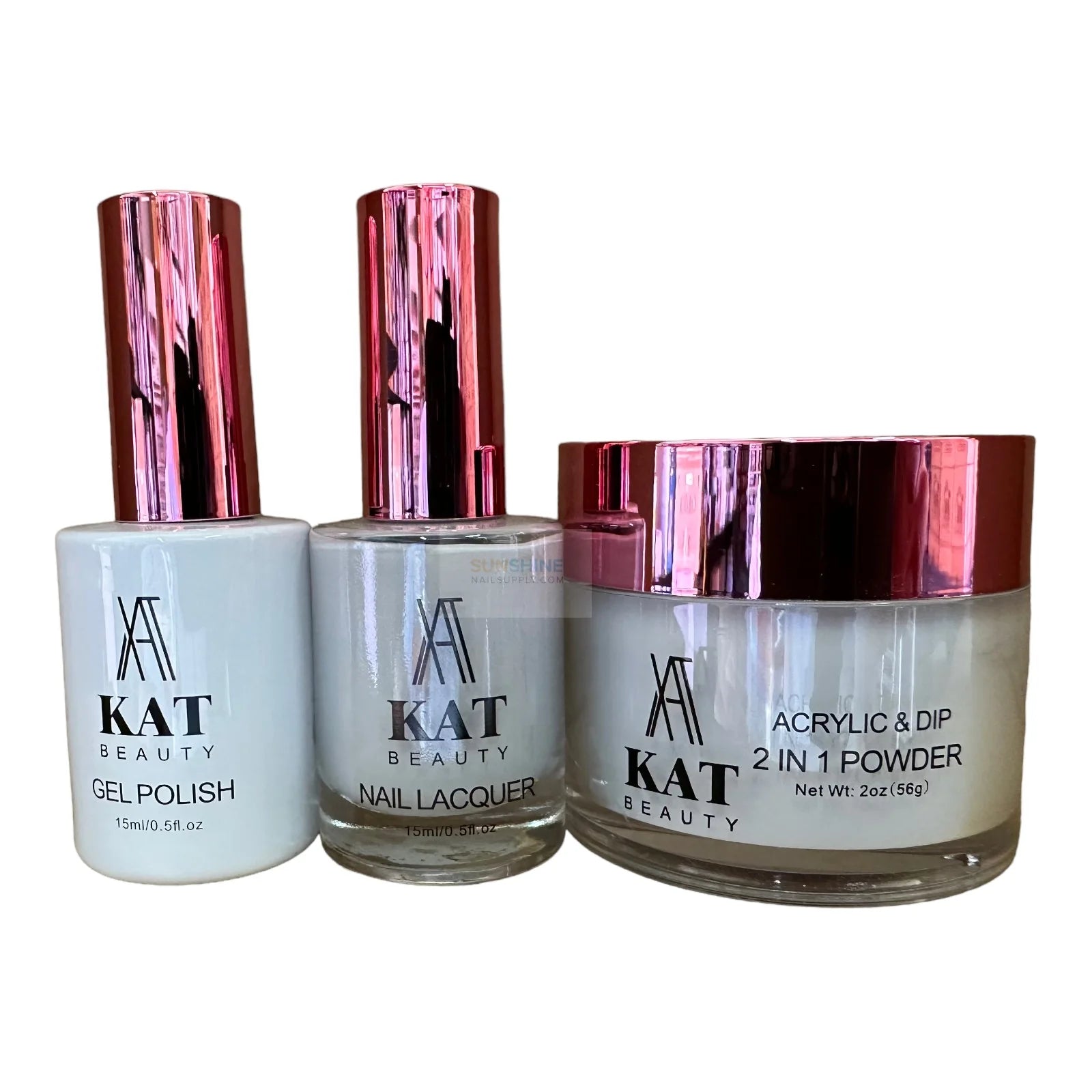 KAT Beauty UV/LED Soak Off Gel Polish 3-in-1 Set #127