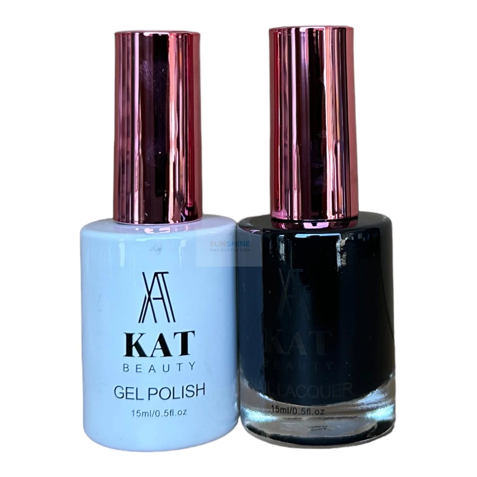 KAT UV/LED Soak Off Gel Polish 3in1 #157 – Black Color