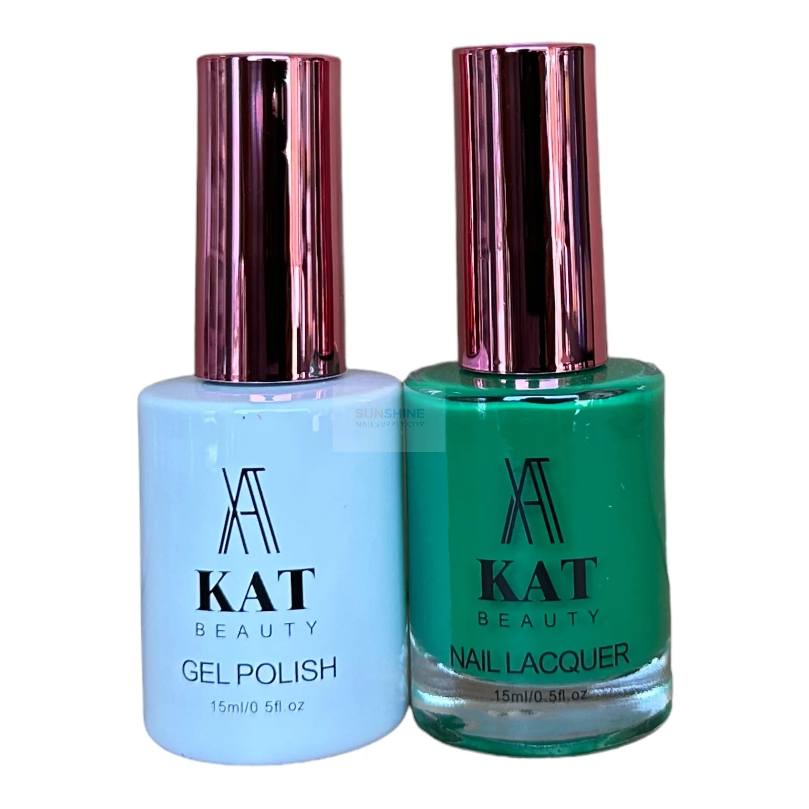KAT UV/LED Soak Off Gel Polish 3in1 #161 - Green Nail Polish