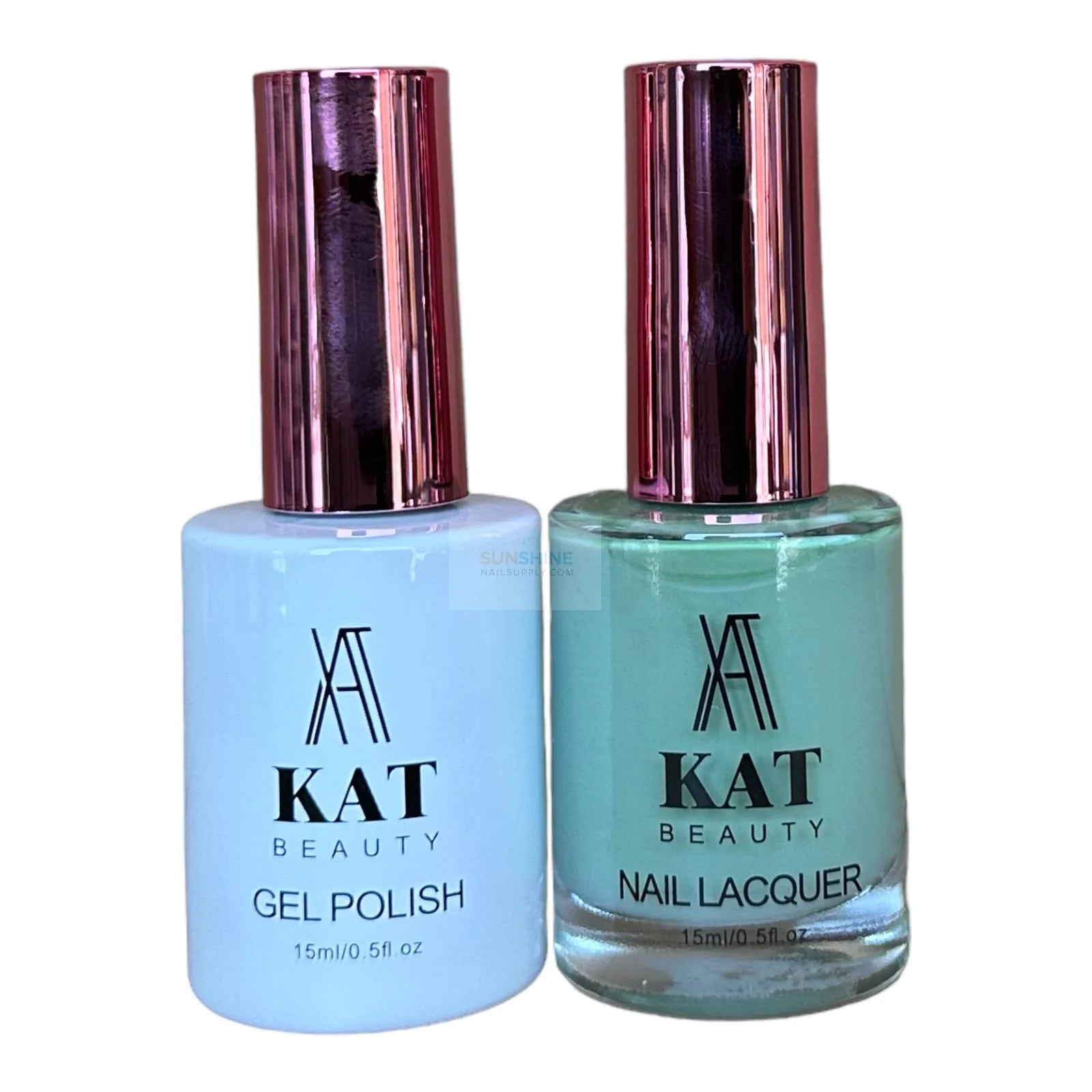KAT UV/LED Soak Off Gel Polish 3in1 #162 - Mint Green Nails