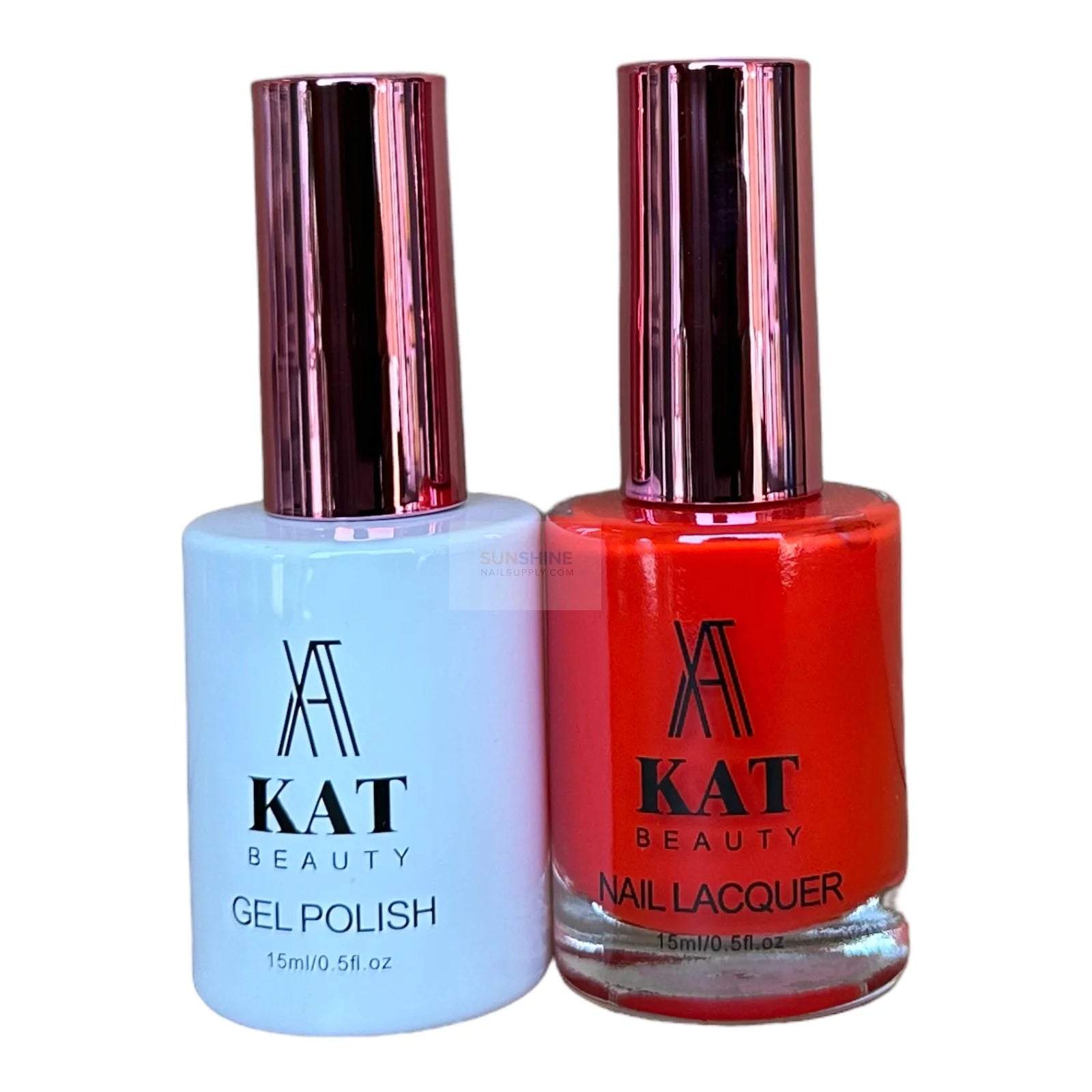 KAT UV/LED Soak Off Gel Polish 3in1 #163 - Bold Red Nails
