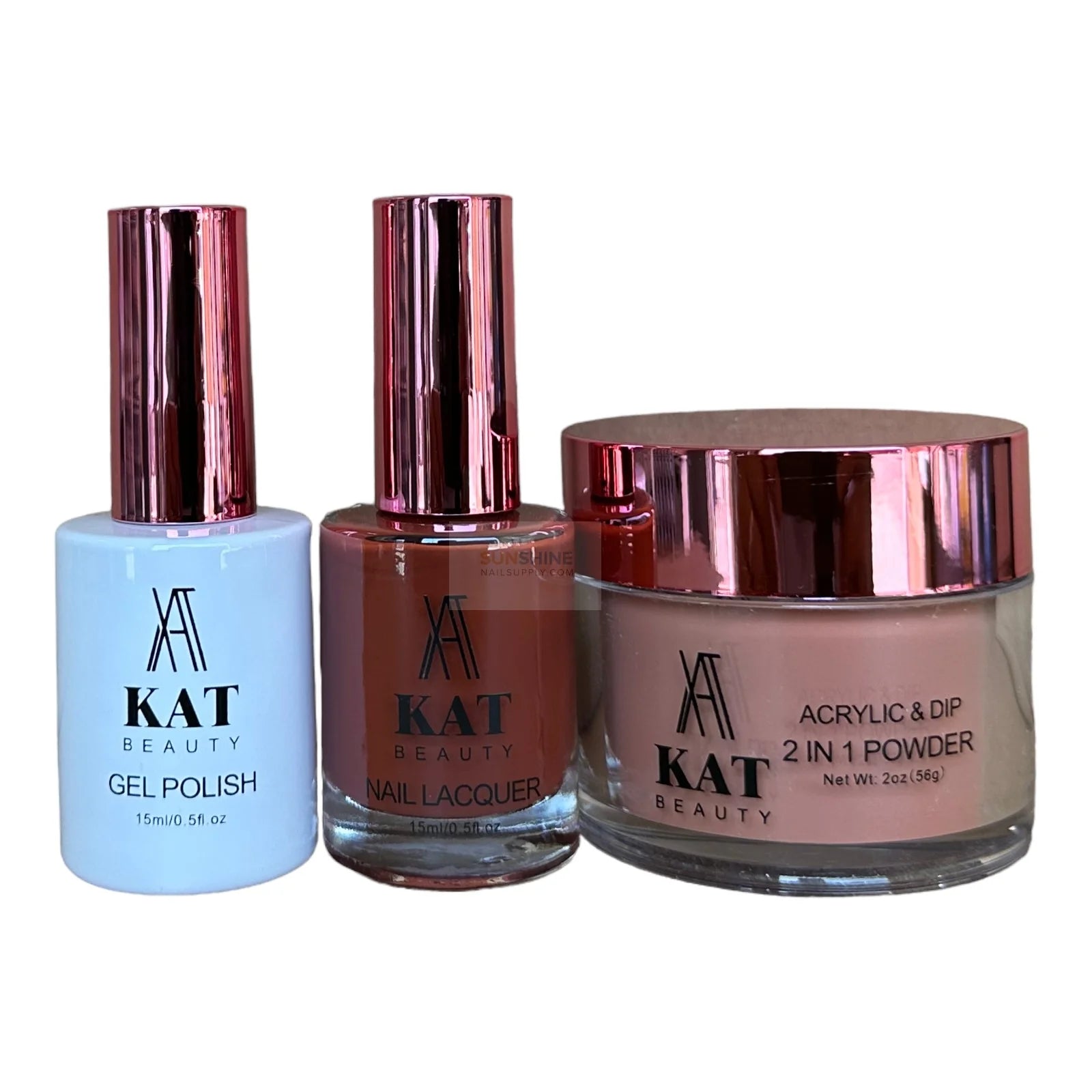 KAT UV/LED Soak Off Gel Polish 3in1 #167 - Warm Terracotta
