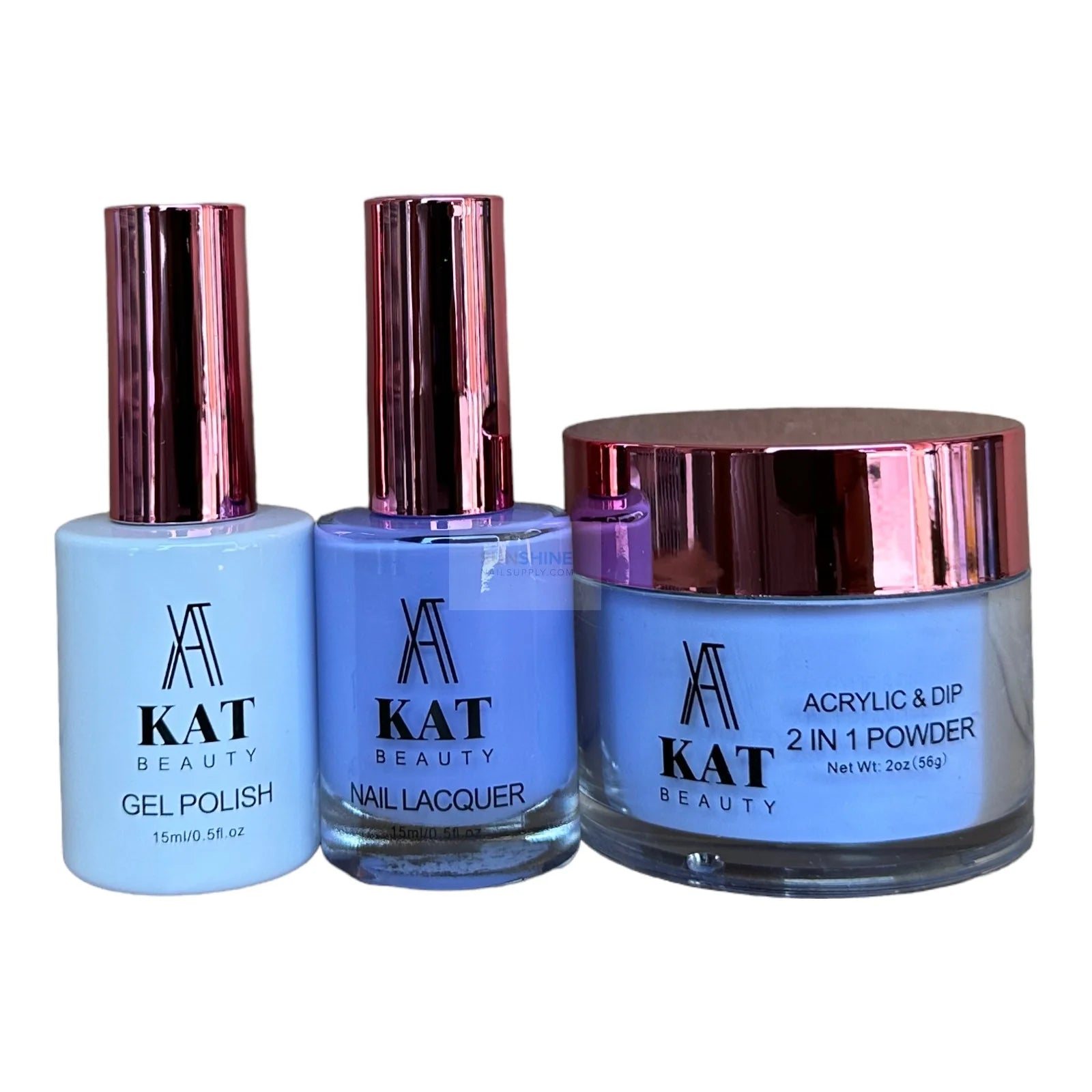 KAT UV/LED Soak Off Gel Polish 3in1 #173 - Soft Lavender Blue