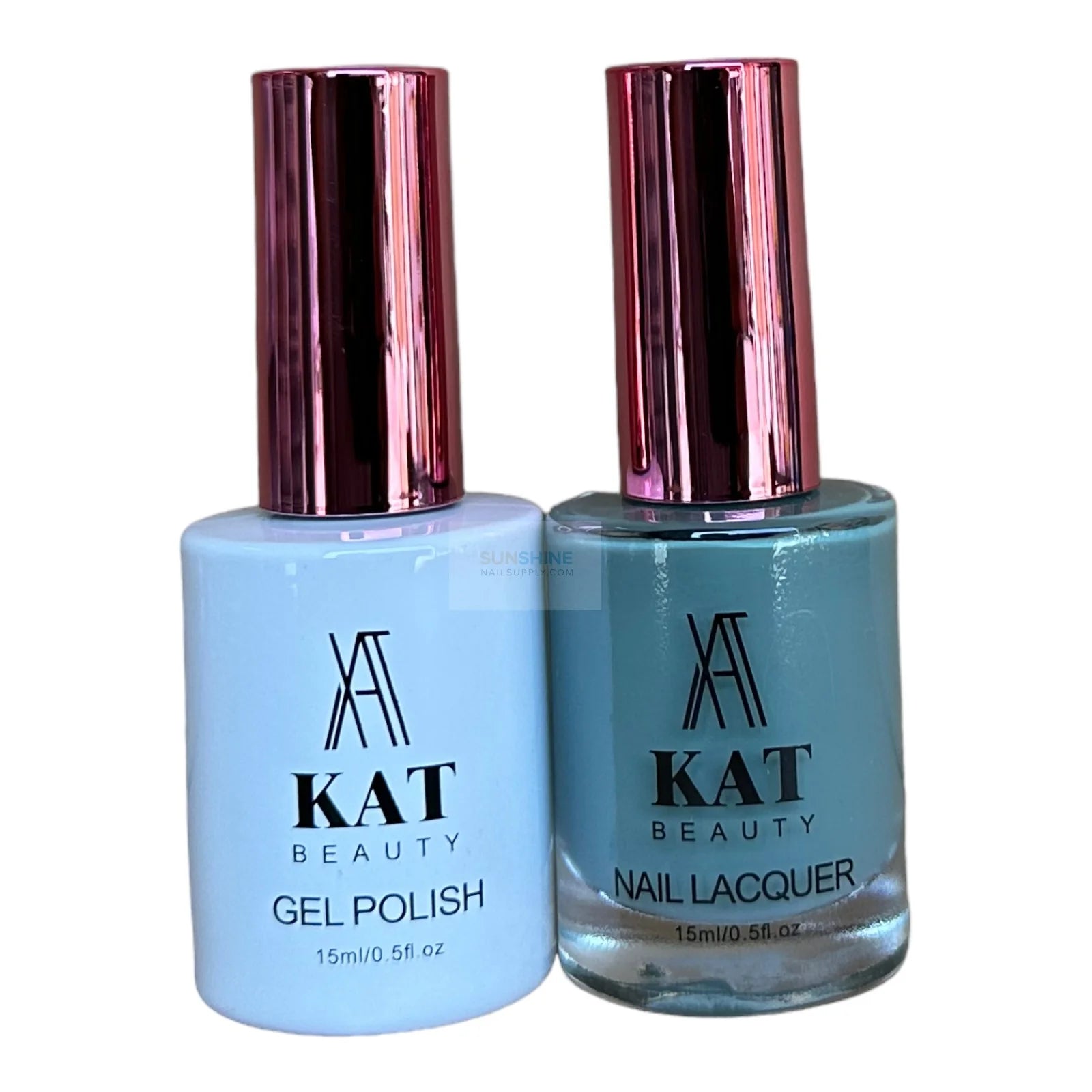 KAT UV/LED Soak Off Gel Polish 3in1 #175 - Soft Mint Blue