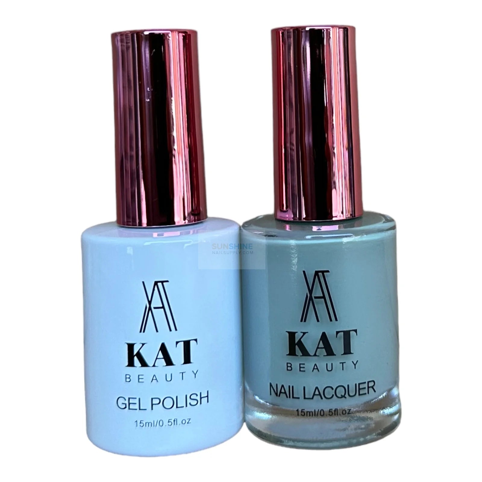 KAT UV/LED Soak Off Gel Polish 3in1 #176 - Cool Mint Blue