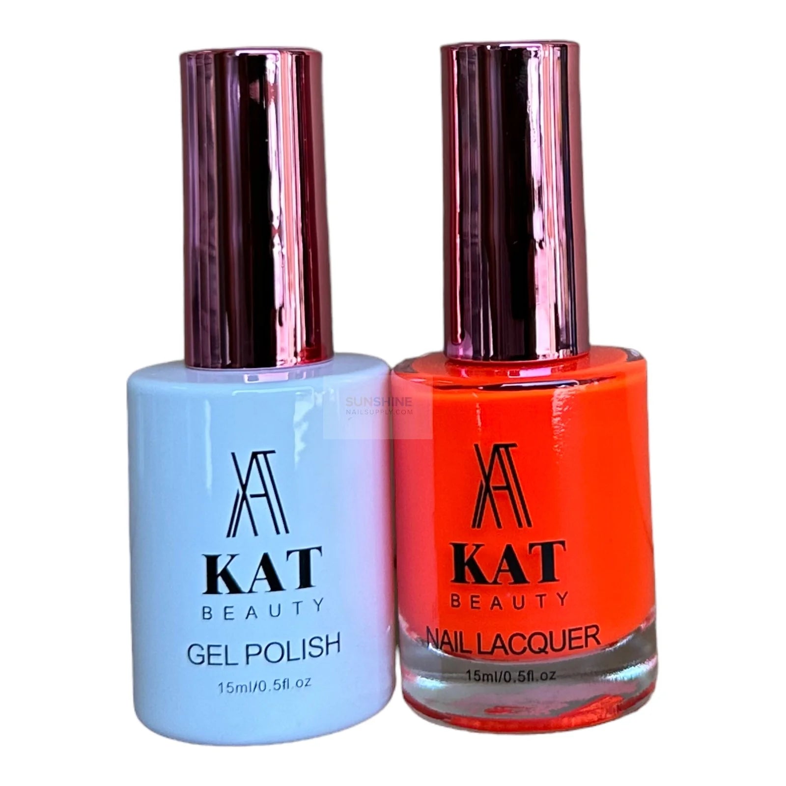 KAT UV/LED Soak Off Gel Polish 3in1 #186 - Bold Coral Nails