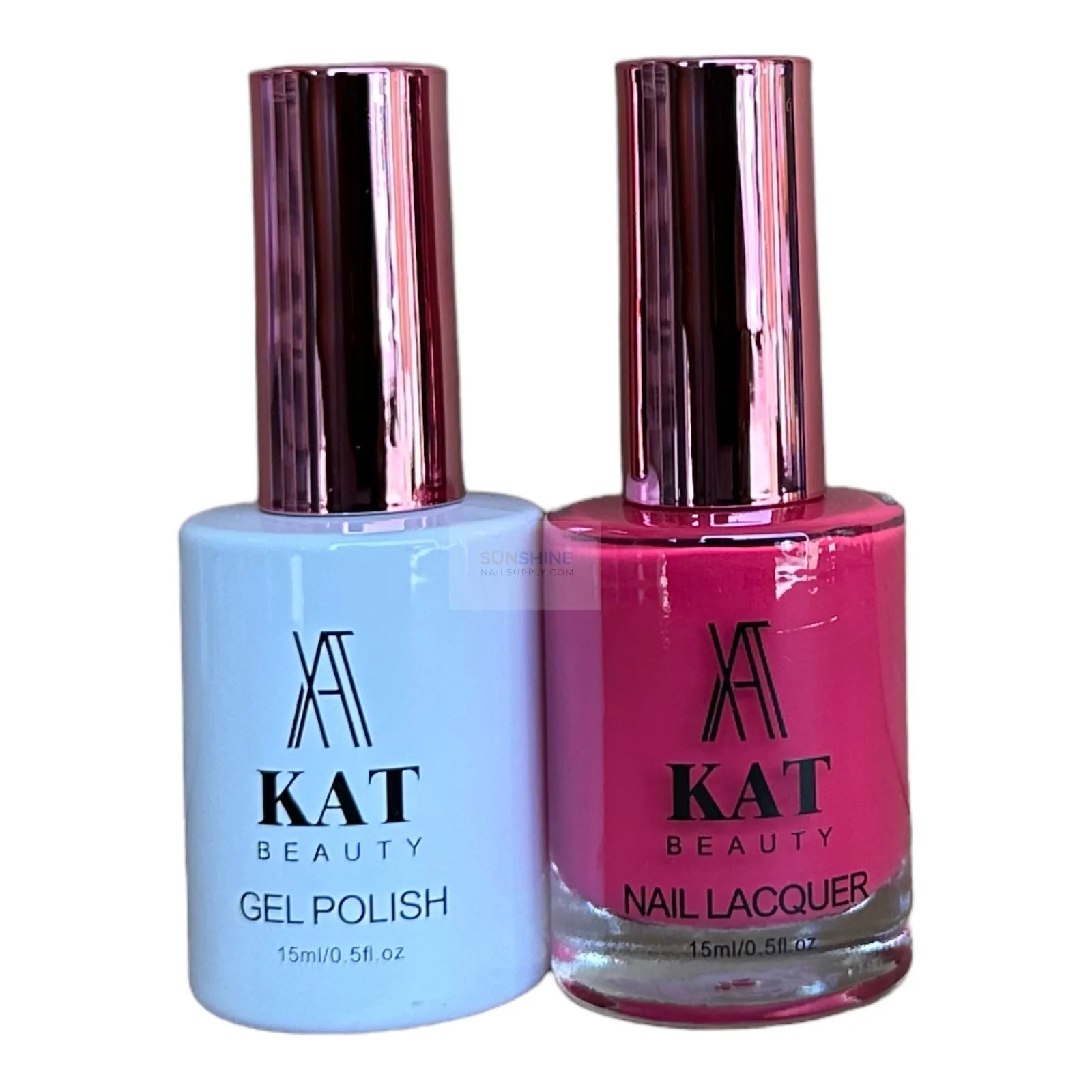 KAT UV/LED Soak Off Gel Polish 3in1 #190 - Bold Pink Nails
