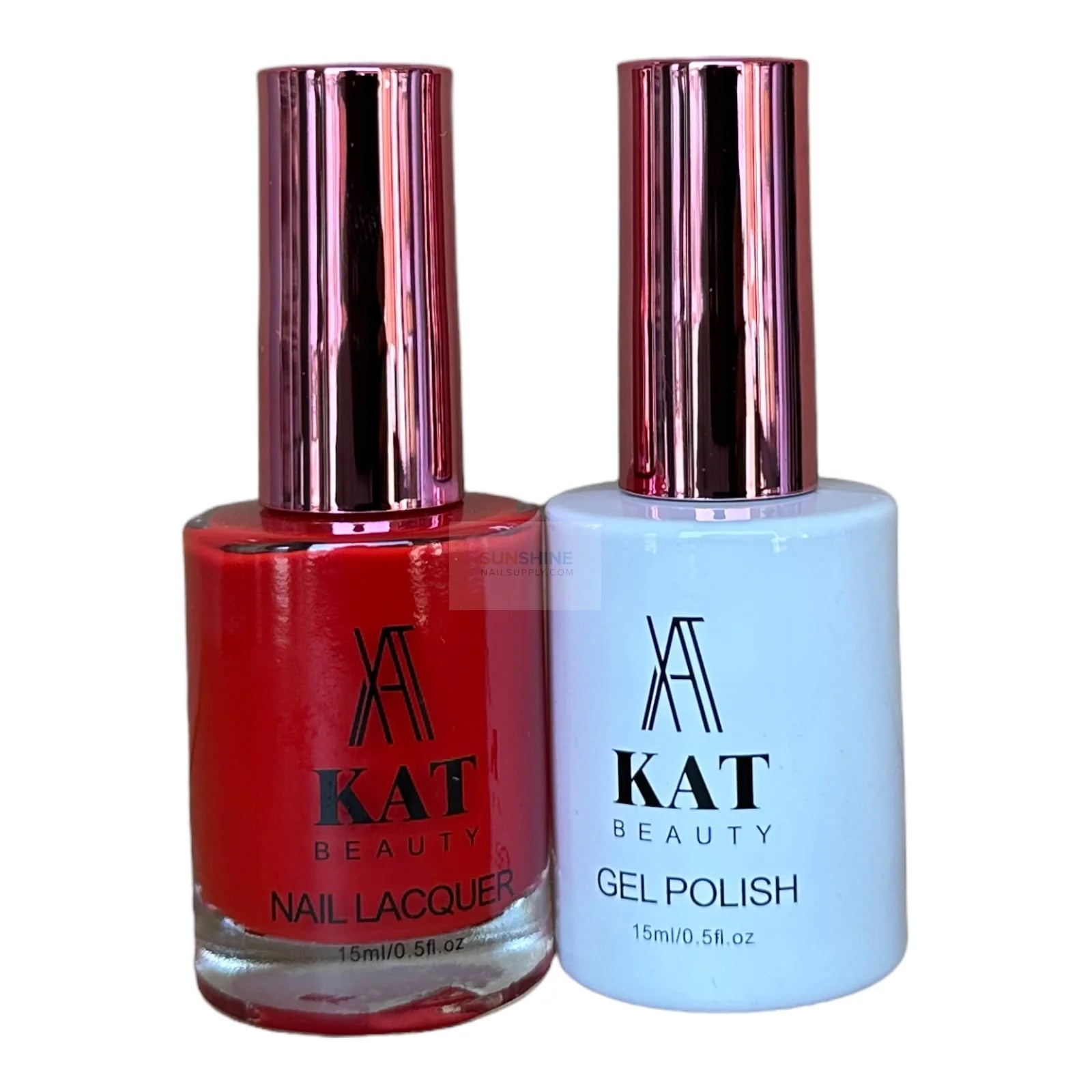 KAT UV/LED Soak Off Gel Polish 3in1 #191 - Bright Red Nails