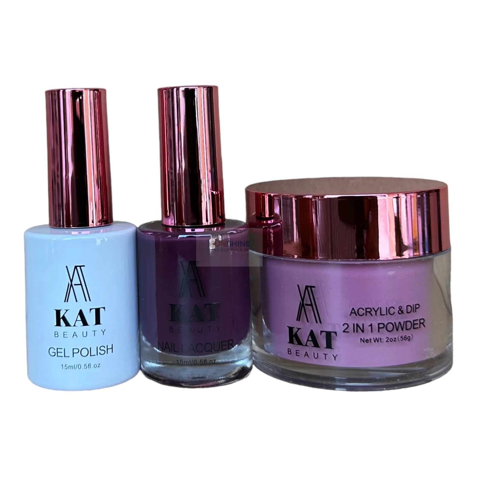 KAT UV/LED Soak Off Gel Polish 3in1 #193 - Deep Purple Nails