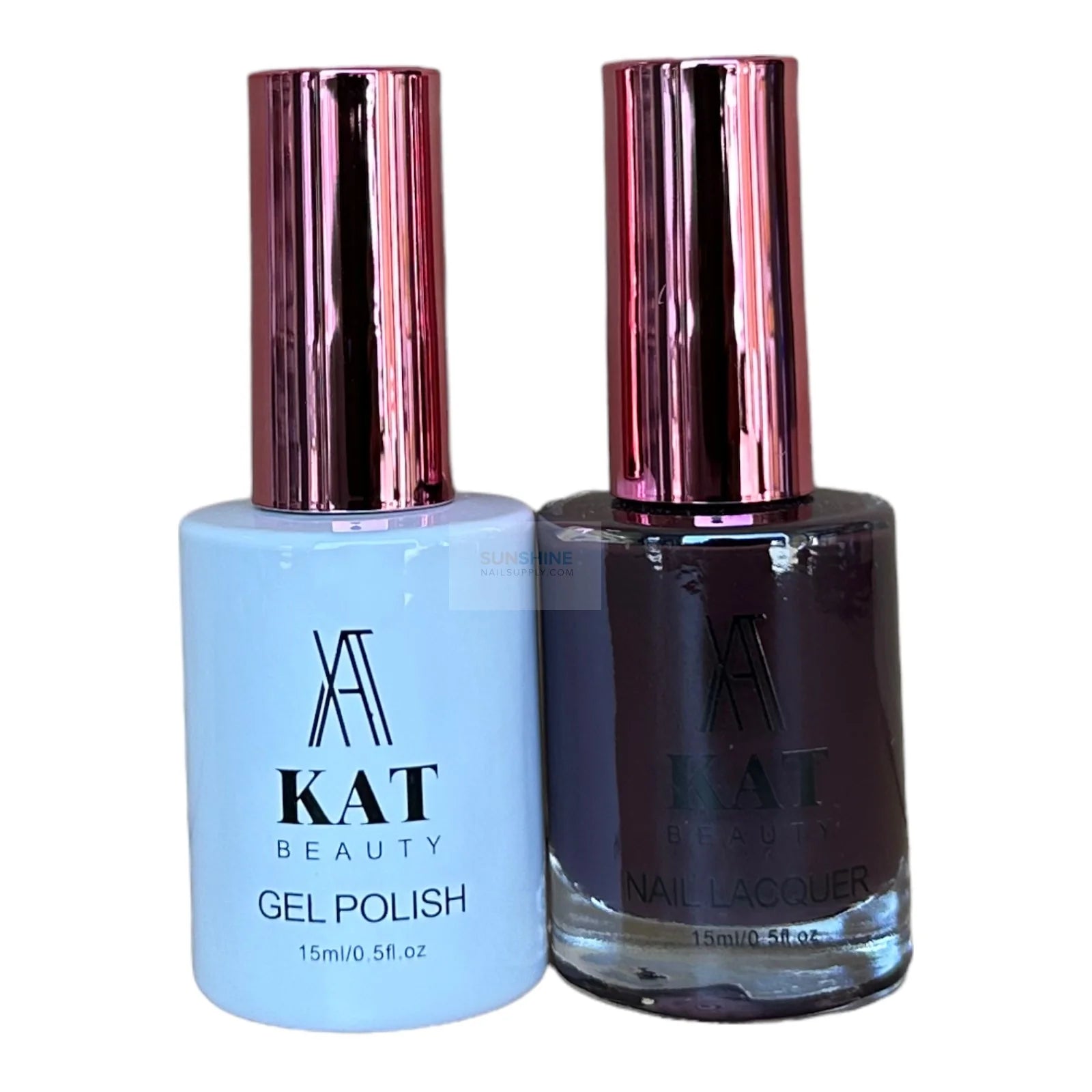 KAT UV/LED Soak Off Gel Polish 3in1 #195 - Deep Plum Nails