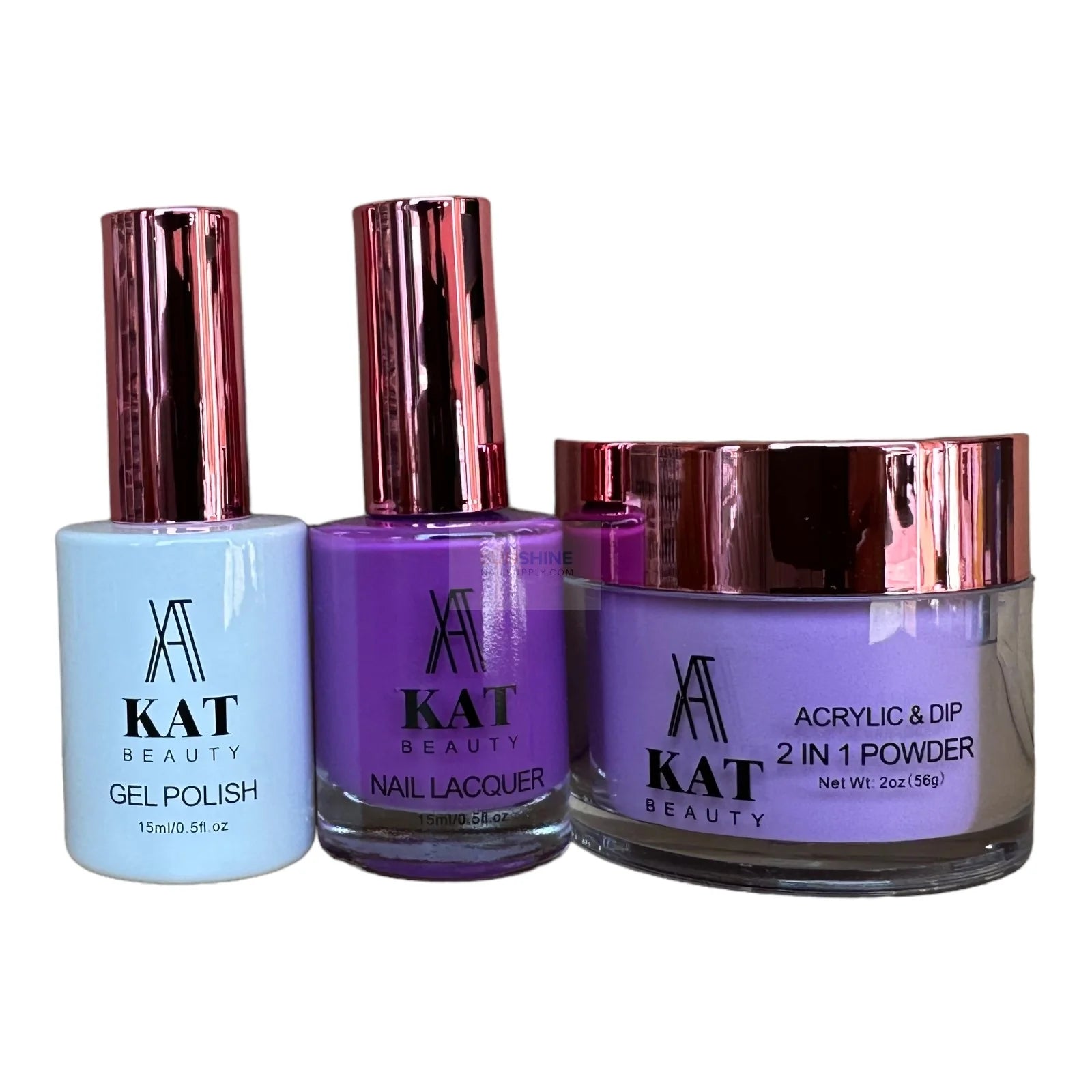 KAT UV/LED Soak Off Gel Polish 3in1 #199 - Long-Lasting
