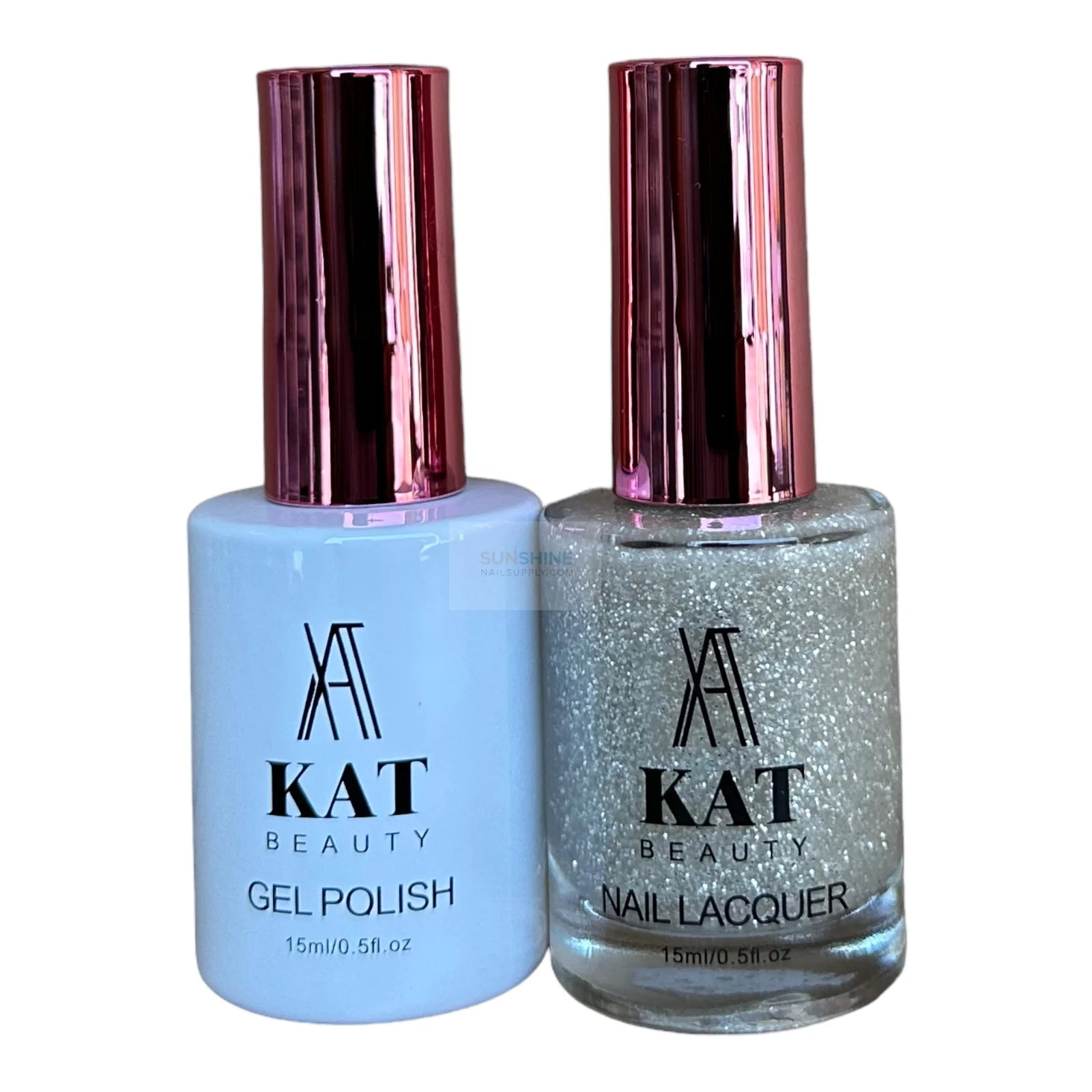 KAT UV/LED Soak Off Gel Polish 3in1 #201 - Sparkling Finish