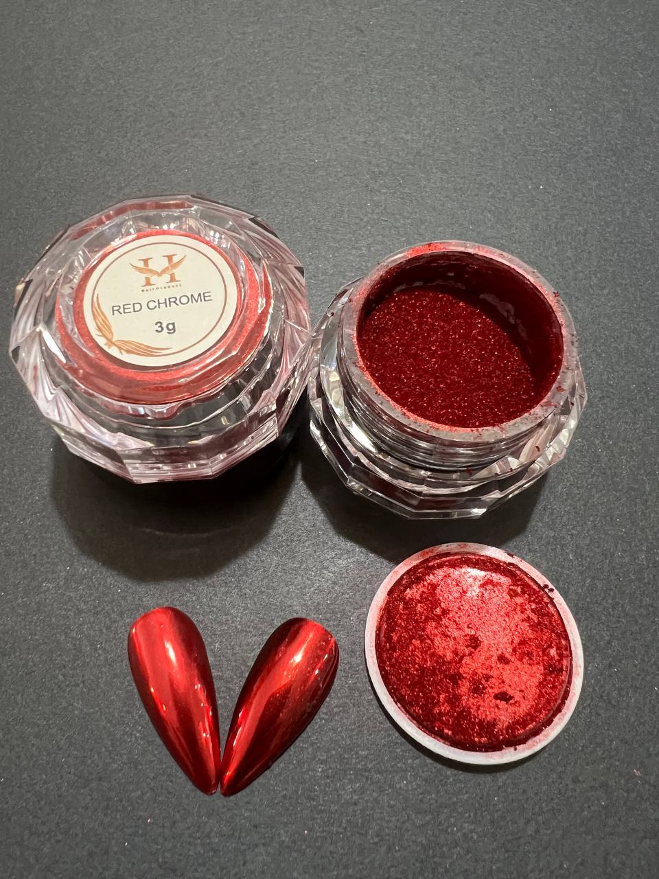 Hang Red Chrome #8 – 3g Mirror Nail Powder