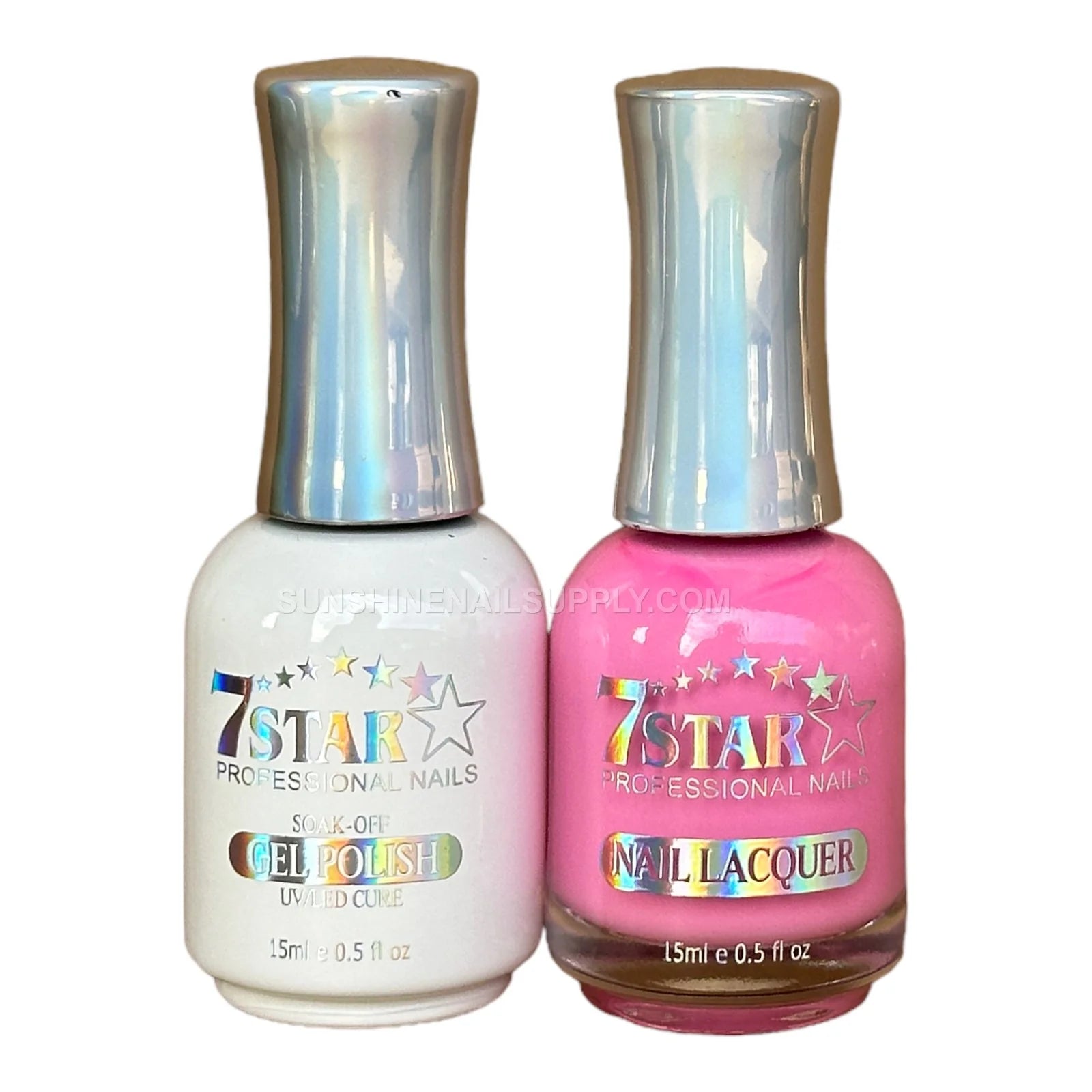 #466 - 7 Star UV/LED Soak Off Gel Polish 3 in 1 | Pink Dipping Powder