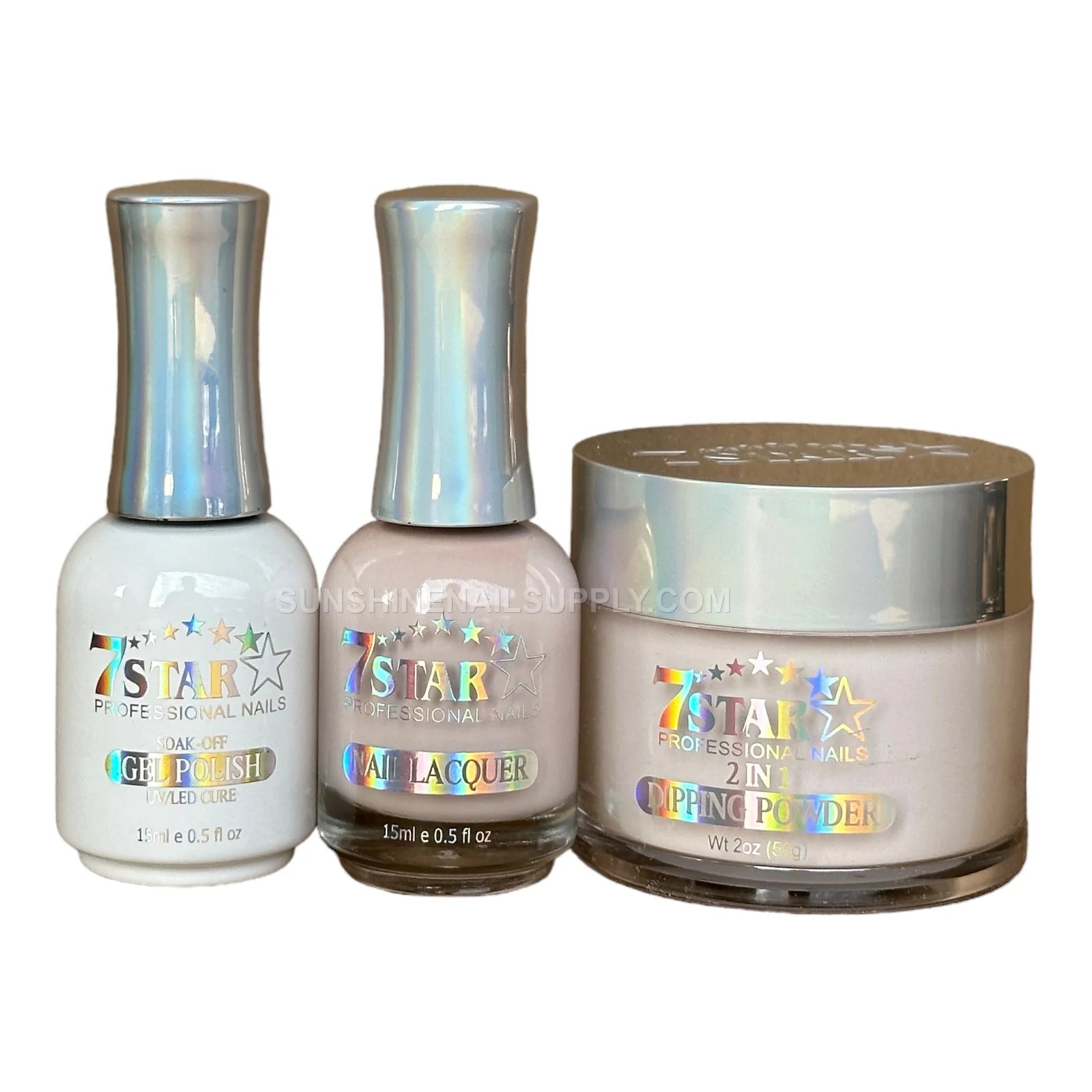 #476 - 7 Star UV/LED Soak Off Gel Polish 3 in 1 | Nude Set