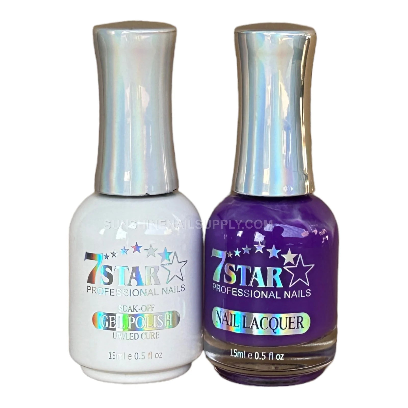 #482 - 7 Star UV/LED Soak Off Gel Polish 3 in 1 | Purple Set