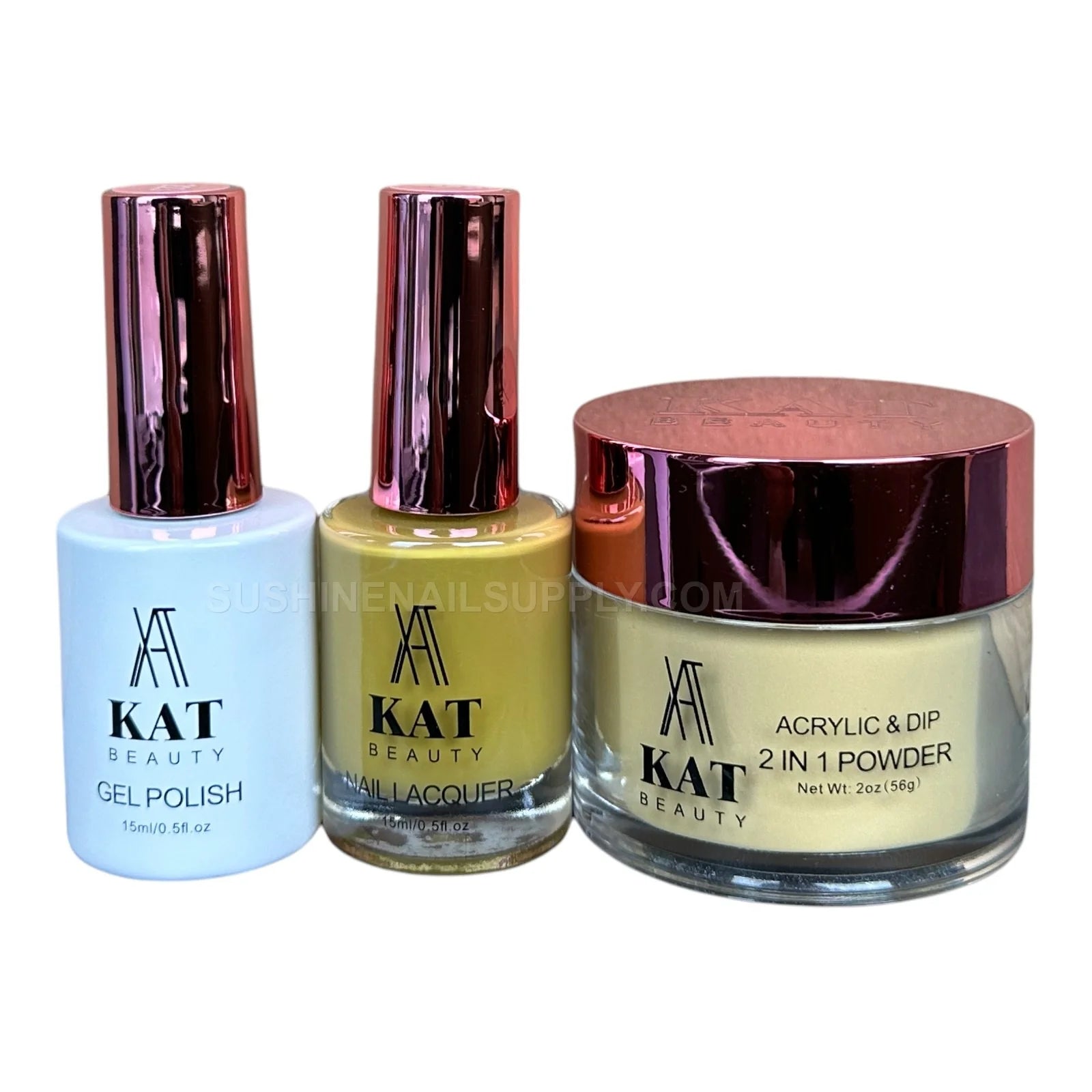 KAT UV/LED Soak Off Gel Polish 3in1 #223 - Mustard Yellow