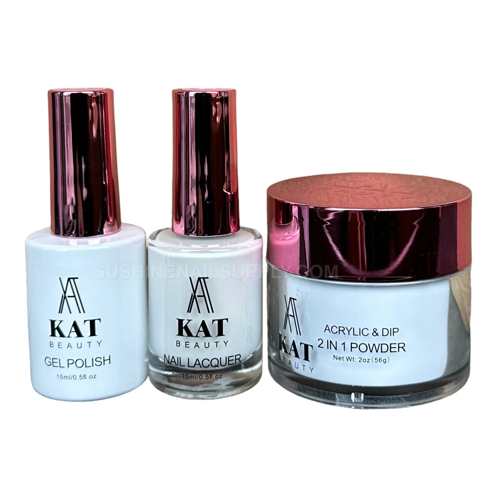 KAT UV/LED Soak Off Gel Polish 3in1 #228 - White Glow