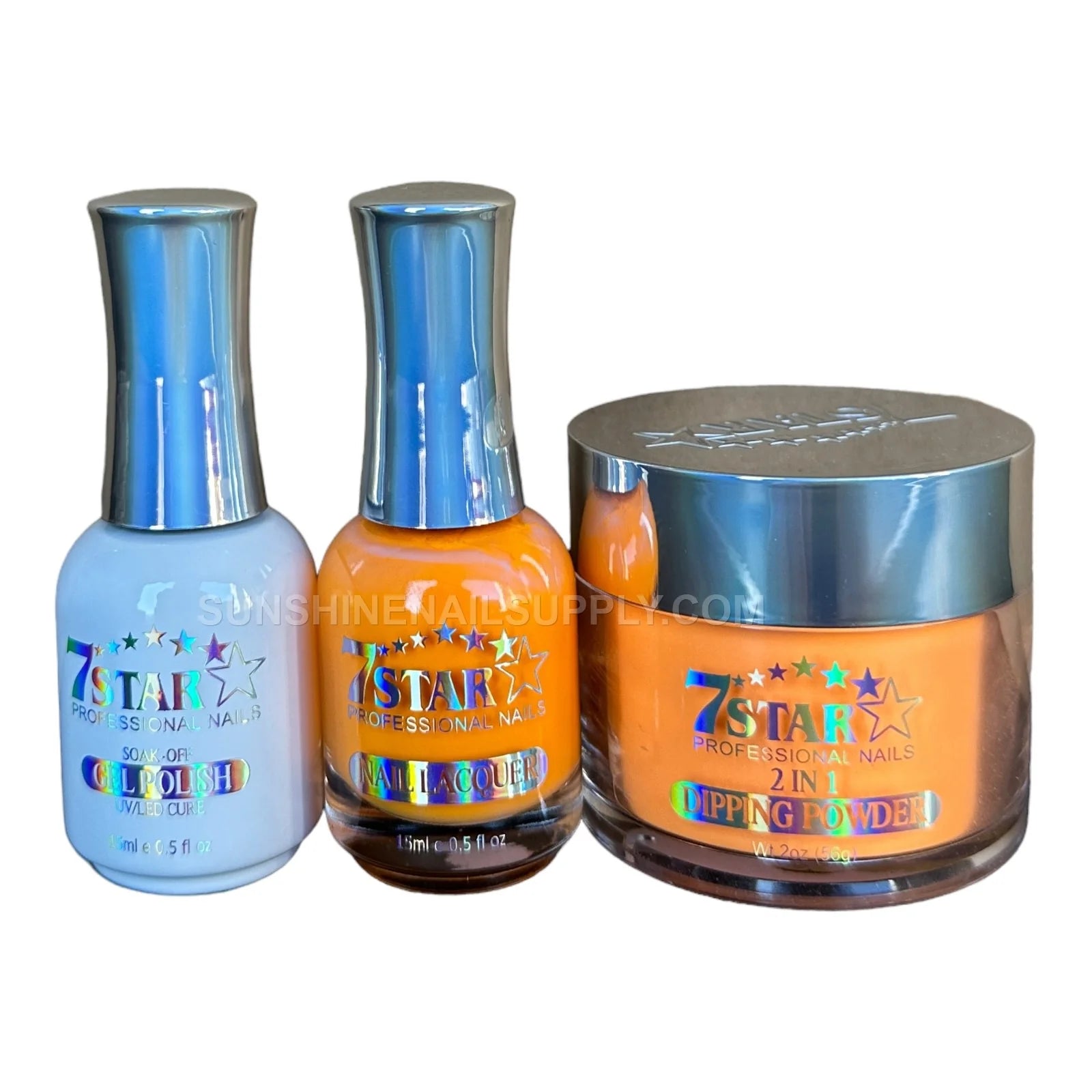 #09 - 7 Star UV/LED Soak Off Gel Polish 3-in-1 Set, Gel, Lacquer, Powder