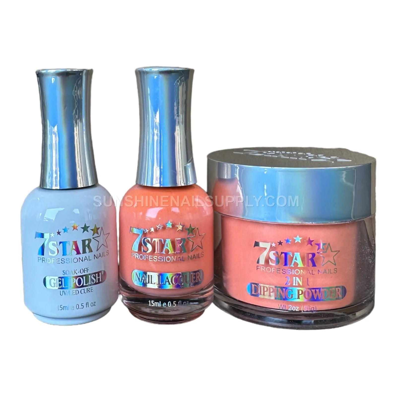 #24 - 7 Star UV/LED Soak Off Gel Polish 3-in-1 Set, Gel, Lacquer & Powder