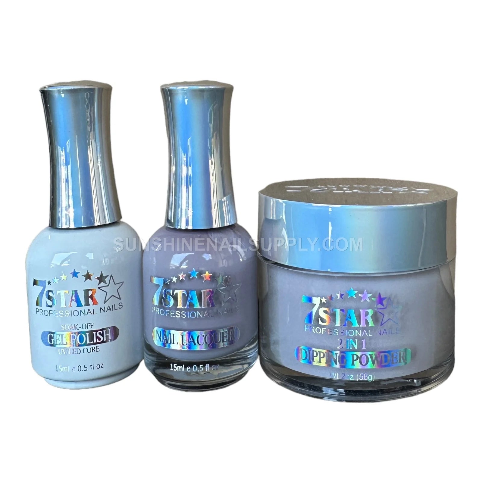 #27 -7 Star UV/LED Soak Off Gel Polish 3-in-1 Set, Gel, Lacquer & Powder