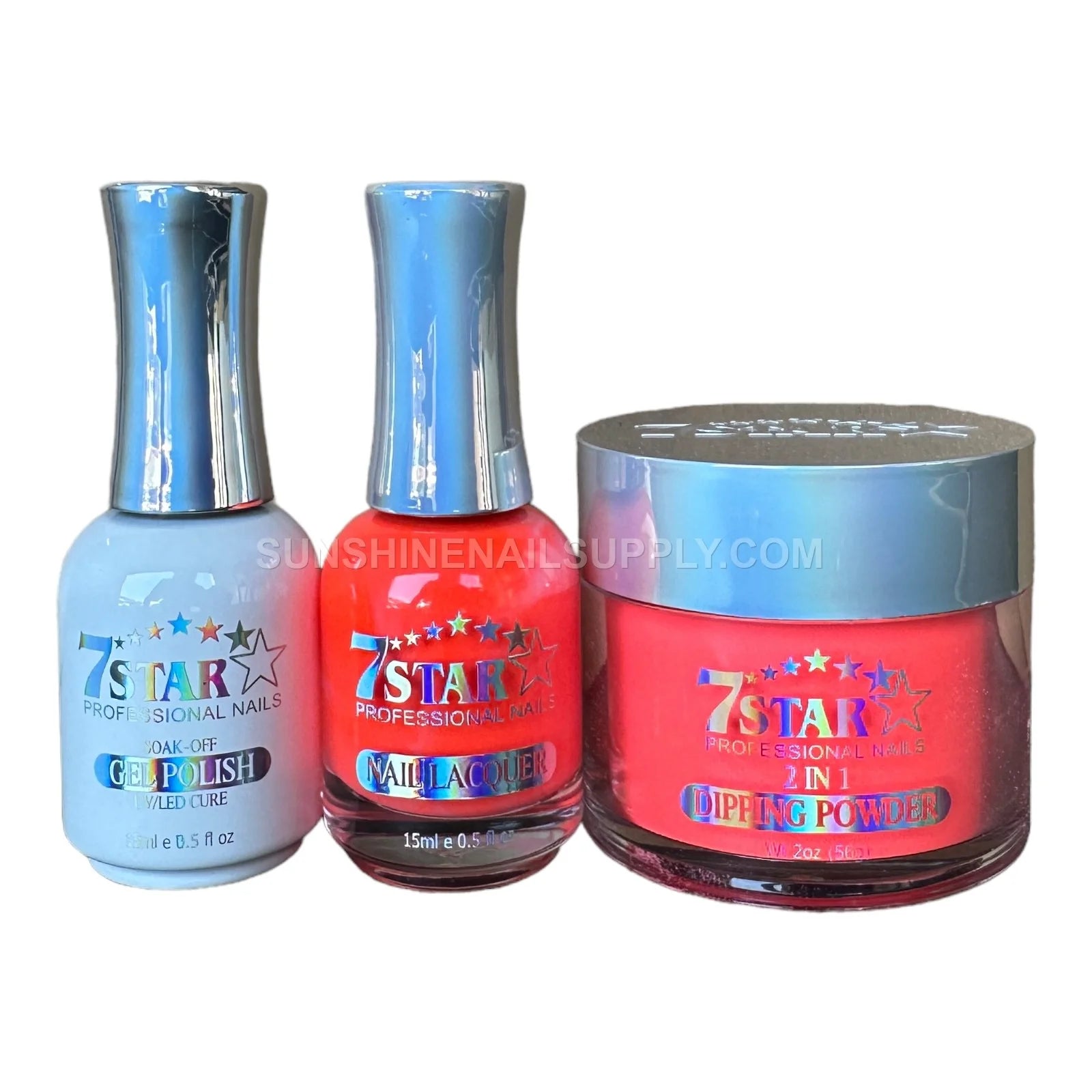 #28 -7 Star UV/LED Soak Off Gel Polish 3-in-1 Set, Gel, Lacquer & Powder