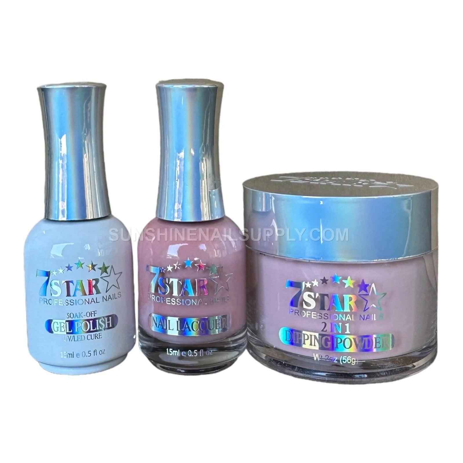 7 Star UV/LED Soak Off Gel Polish 3-in-1, Gel, Lacquer & Powder