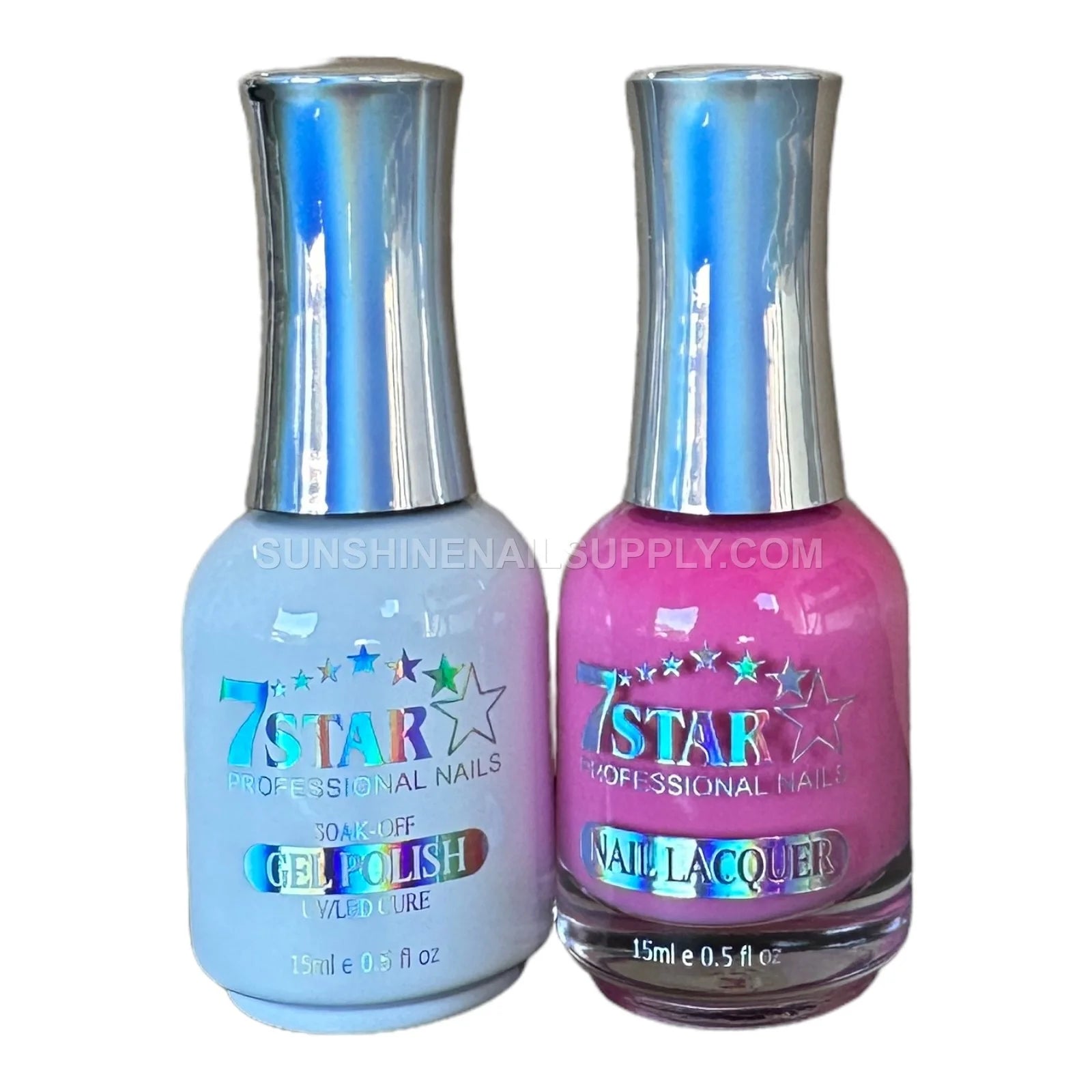 7 Star UV/LED Soak Off Gel Polish 3-in-1 Set, Gel, Lacquer & Powder