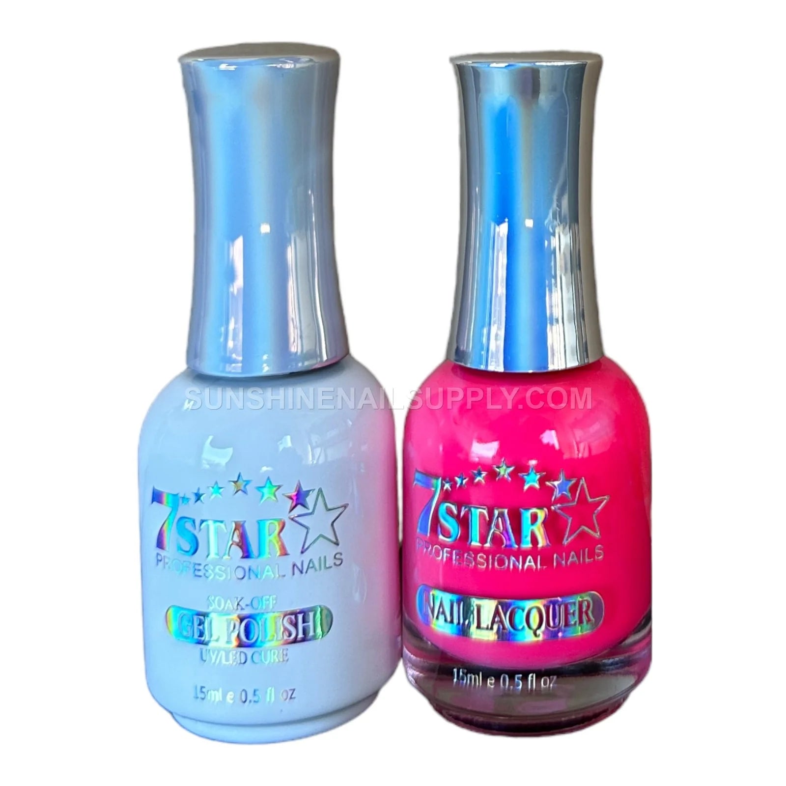 7 Star UV/LED Soak Off Gel Polish 3-in-1 Set, Gel, Lacquer & Powder