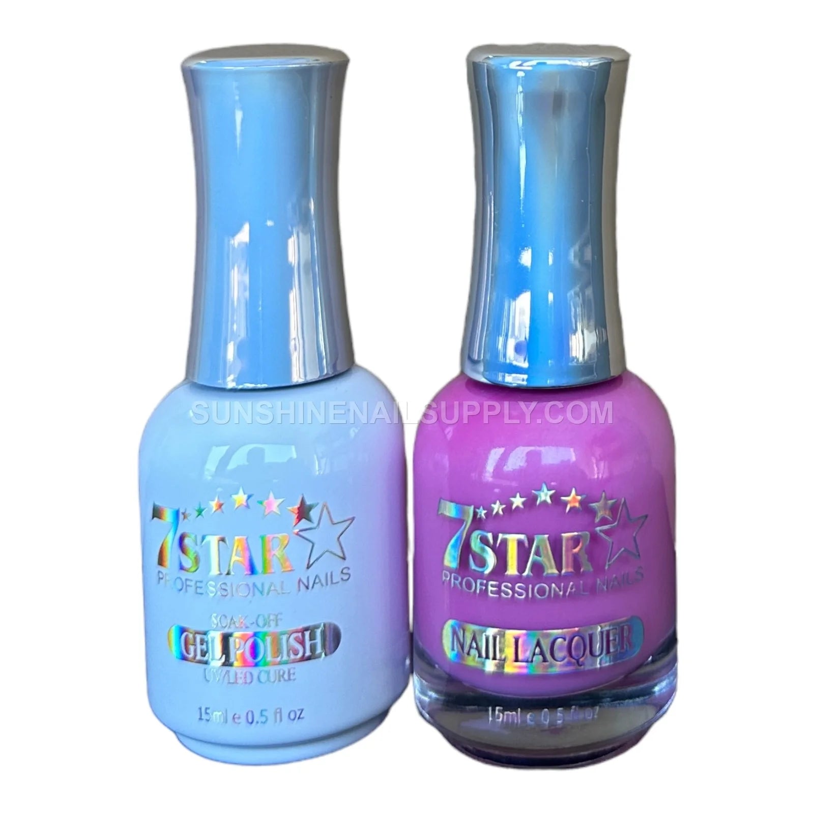 7 Star UV/LED Soak Off Gel Polish 3-in-1 Set, Gel, Lacquer & Powder