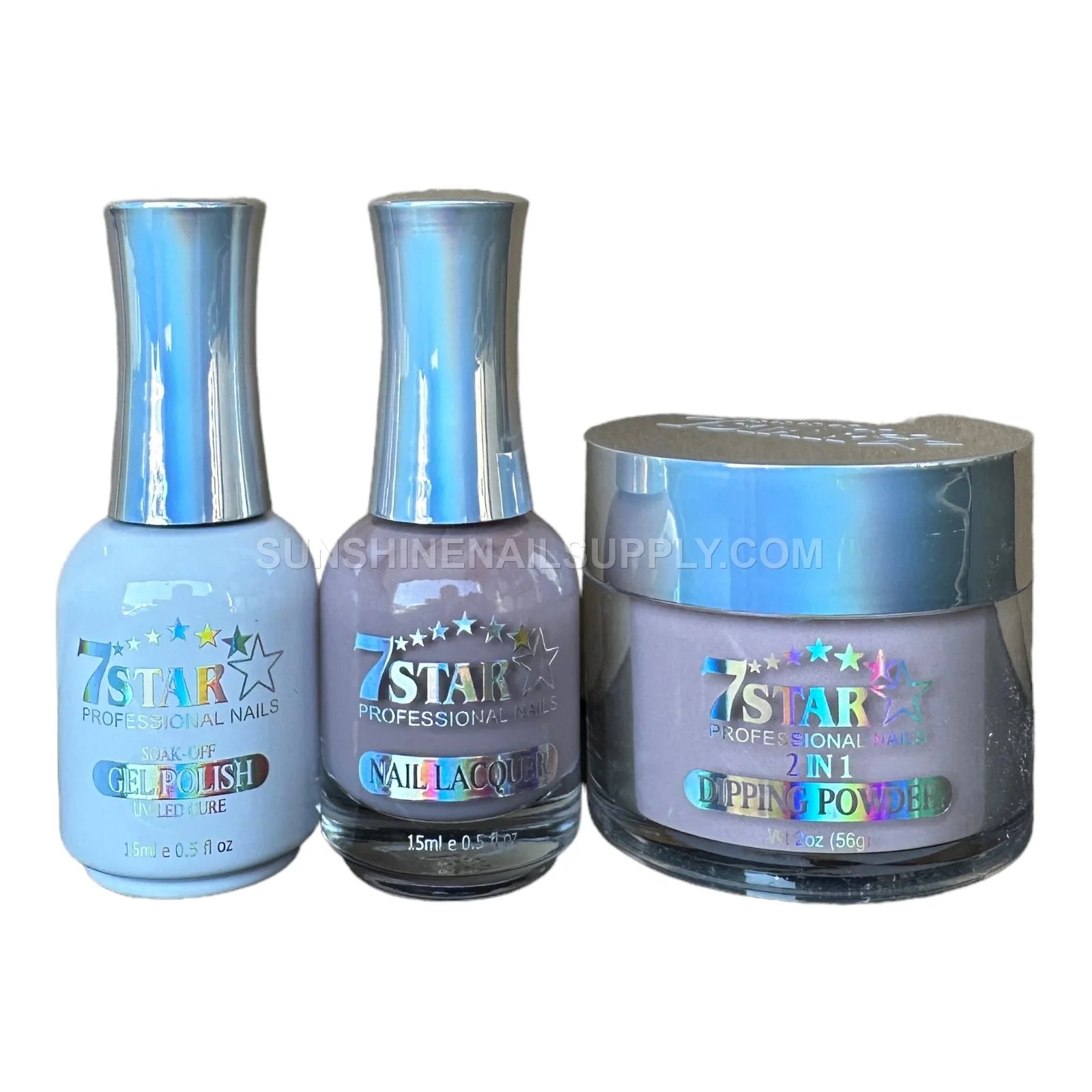 7 Star UV/LED Soak Off Gel Polish 3-in-1, Gel, Lacquer & Powder