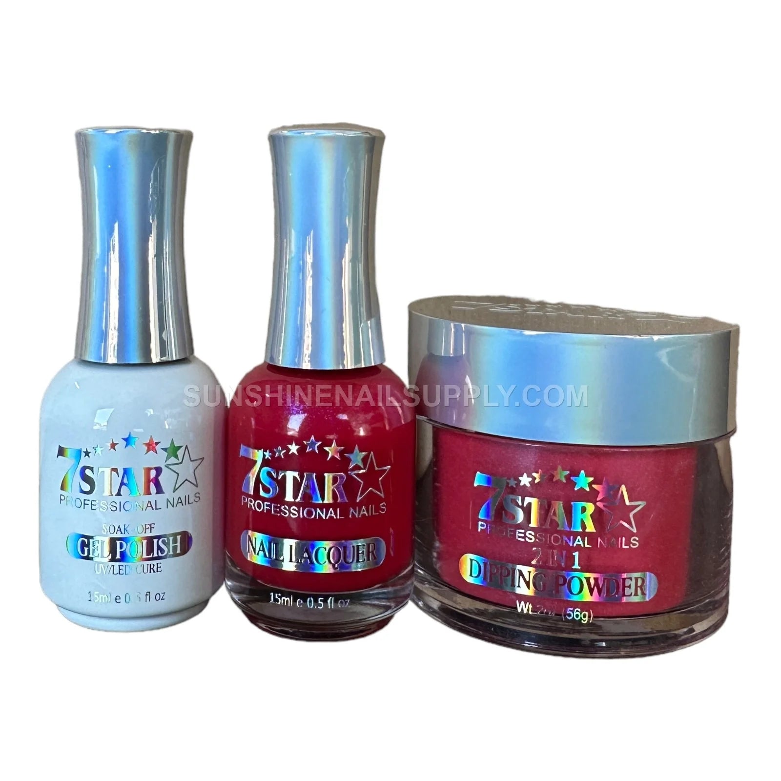 7 Star UV/LED Soak Off Gel Polish 3-in-1, Gel, Lacquer & Powder