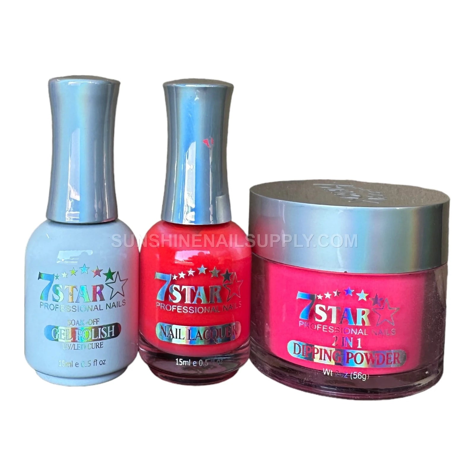 7 Star UV/LED Soak Off Gel Polish 3-in-1, Gel, Lacquer & Powder
