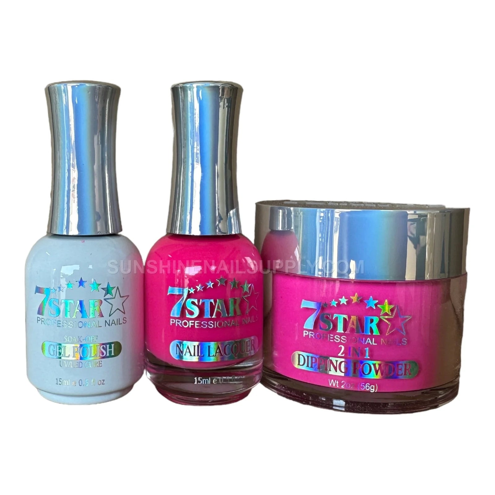 7 Star UV/LED Gel Polish 3-in-1 Set – Gel, Lacquer & Powder