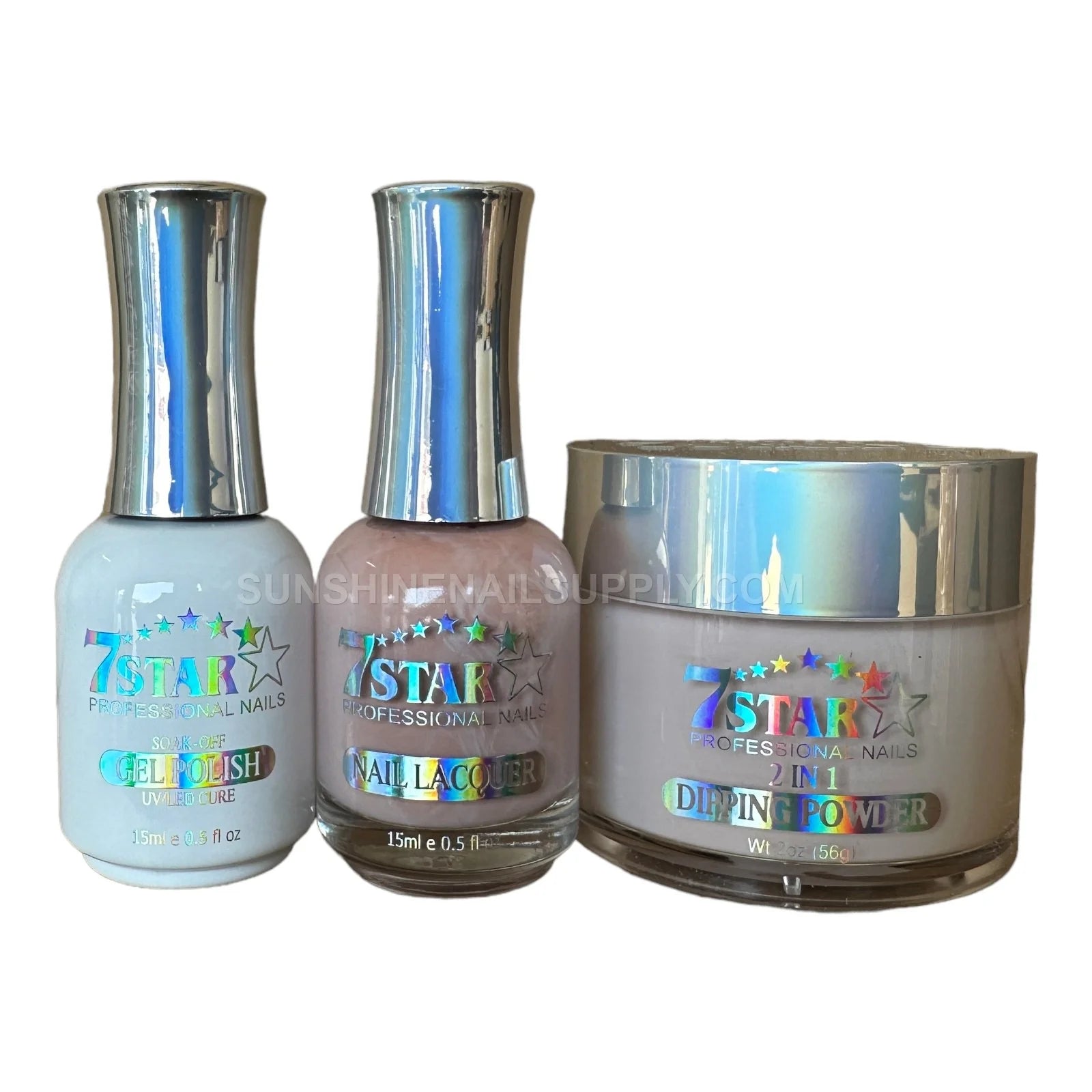 7 Star UV/LED Gel Polish 3-in-1 Set – Gel, Lacquer & Powder