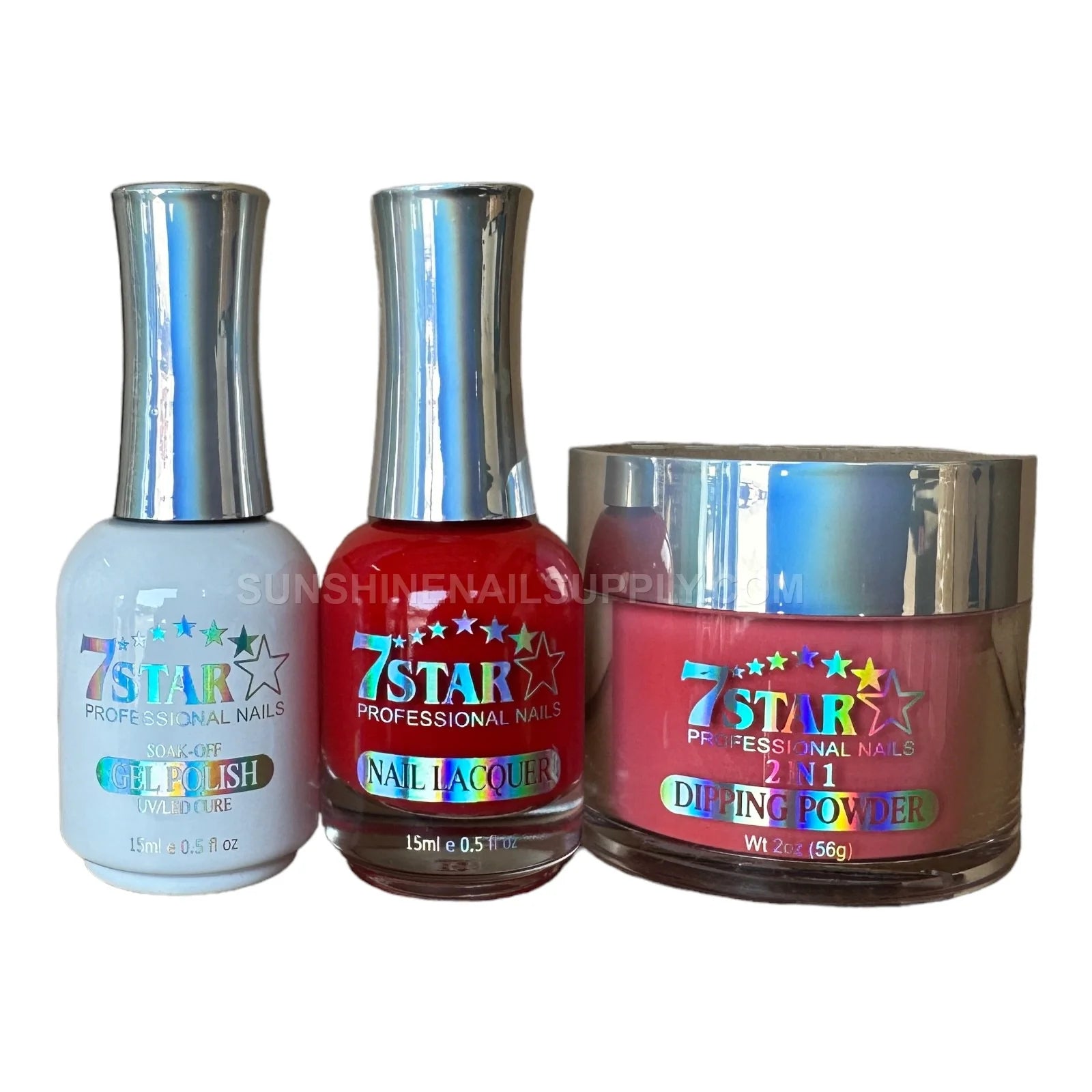 7 Star UV/LED Gel Polish 3-in-1 – Gel, Lacquer & Powder Set