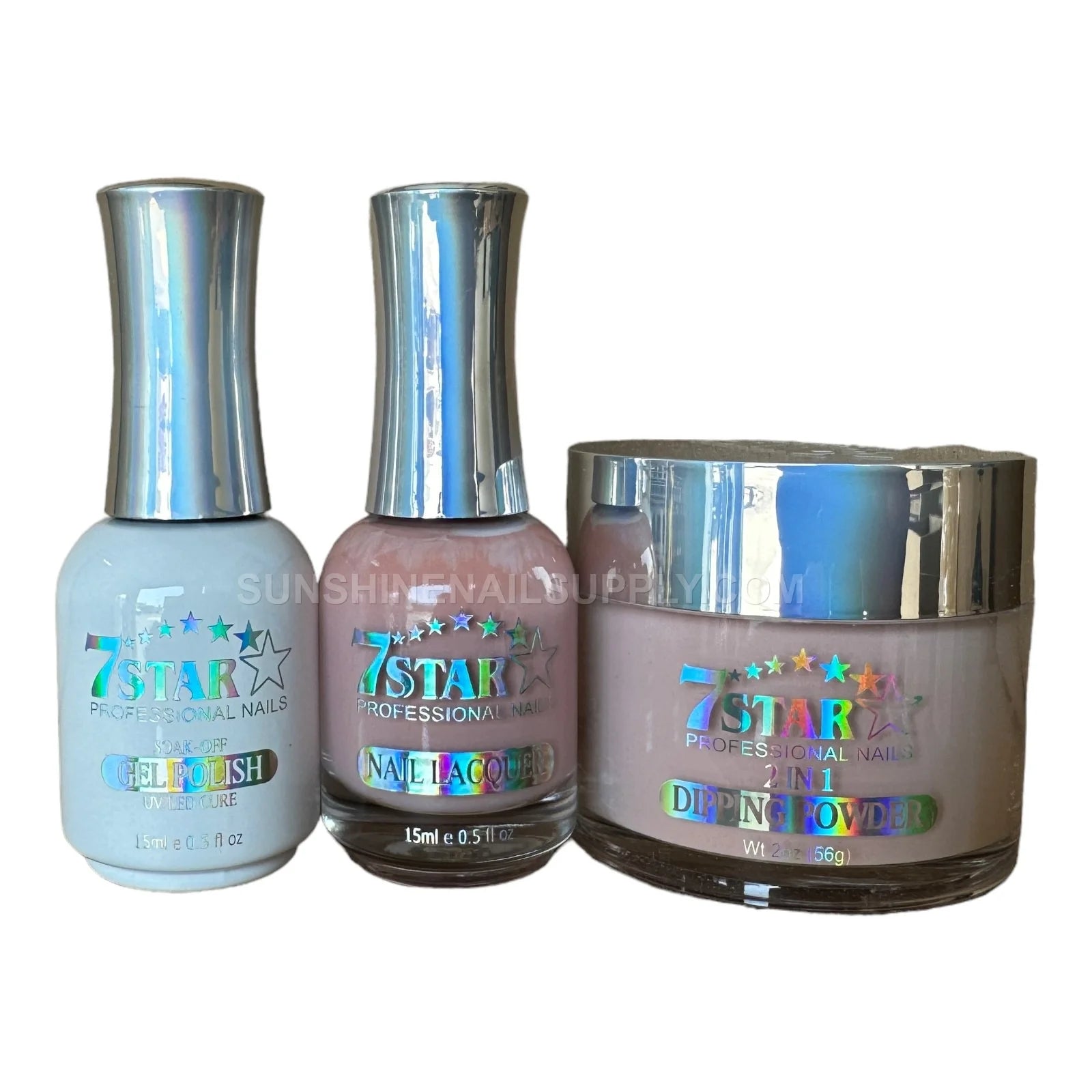 7 Star Gel 3-in-1 UV/LED Set – Gel Polish, Lacquer & Powder