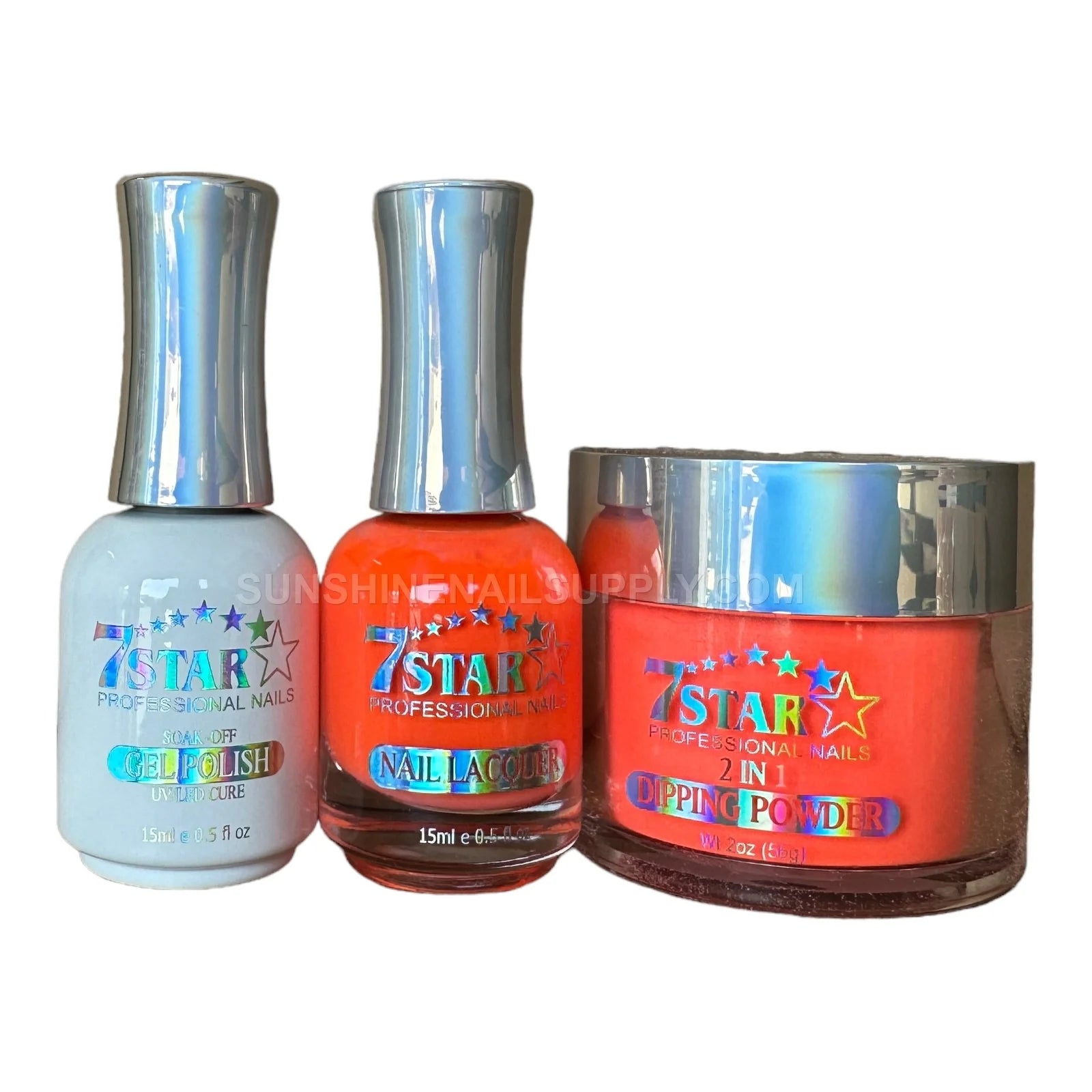 7 Star Gel 3-in-1 UV/LED Set – Gel Polish, Lacquer & Powder