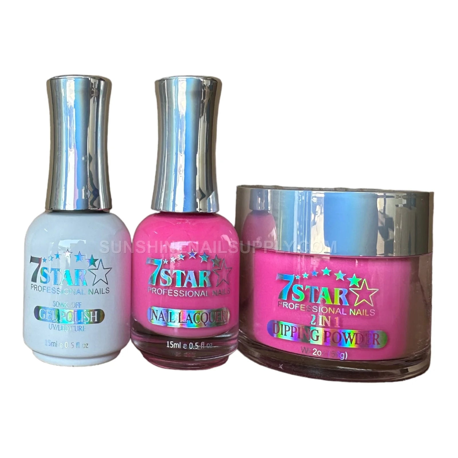 7 Star Gel 3-in-1 Set – UV/LED Gel Polish, Lacquer & Powder