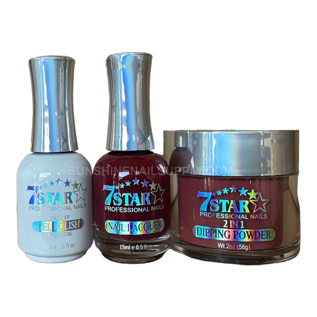 7 Star Gel 3-in-1 UV/LED Set – Gel Polish, Lacquer & Powder