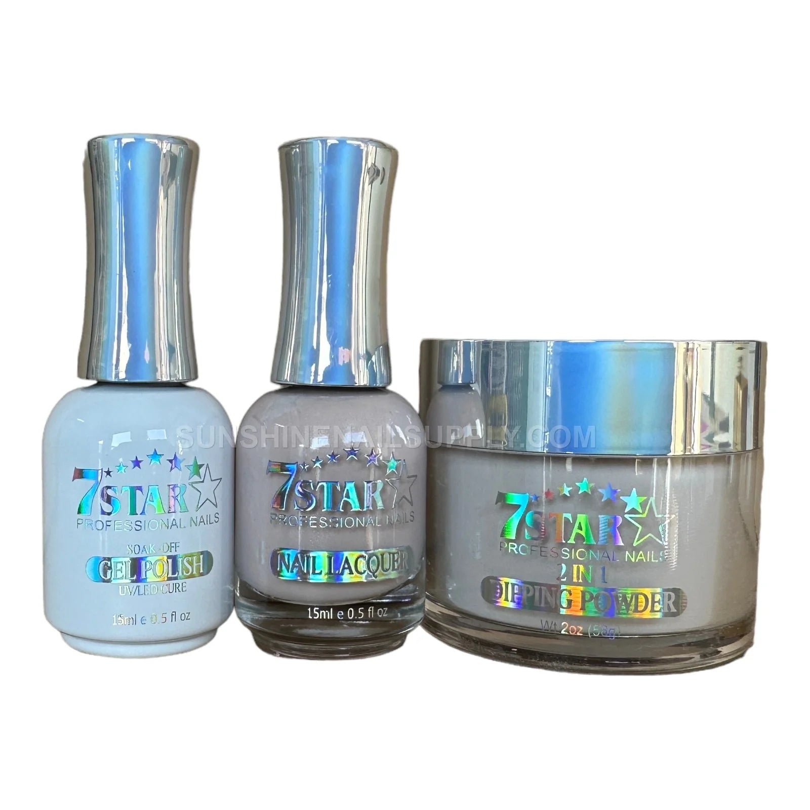 7 Star Gel 3 in 1 UV/LED Polish, Lacquer, & Dip Powder Set