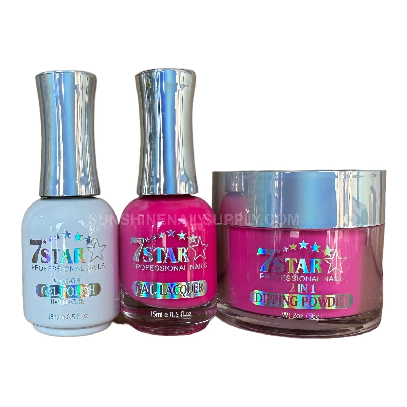 7 Star 3 in 1 UV/LED Soak Off Gel Polish, Lacquer & Powder