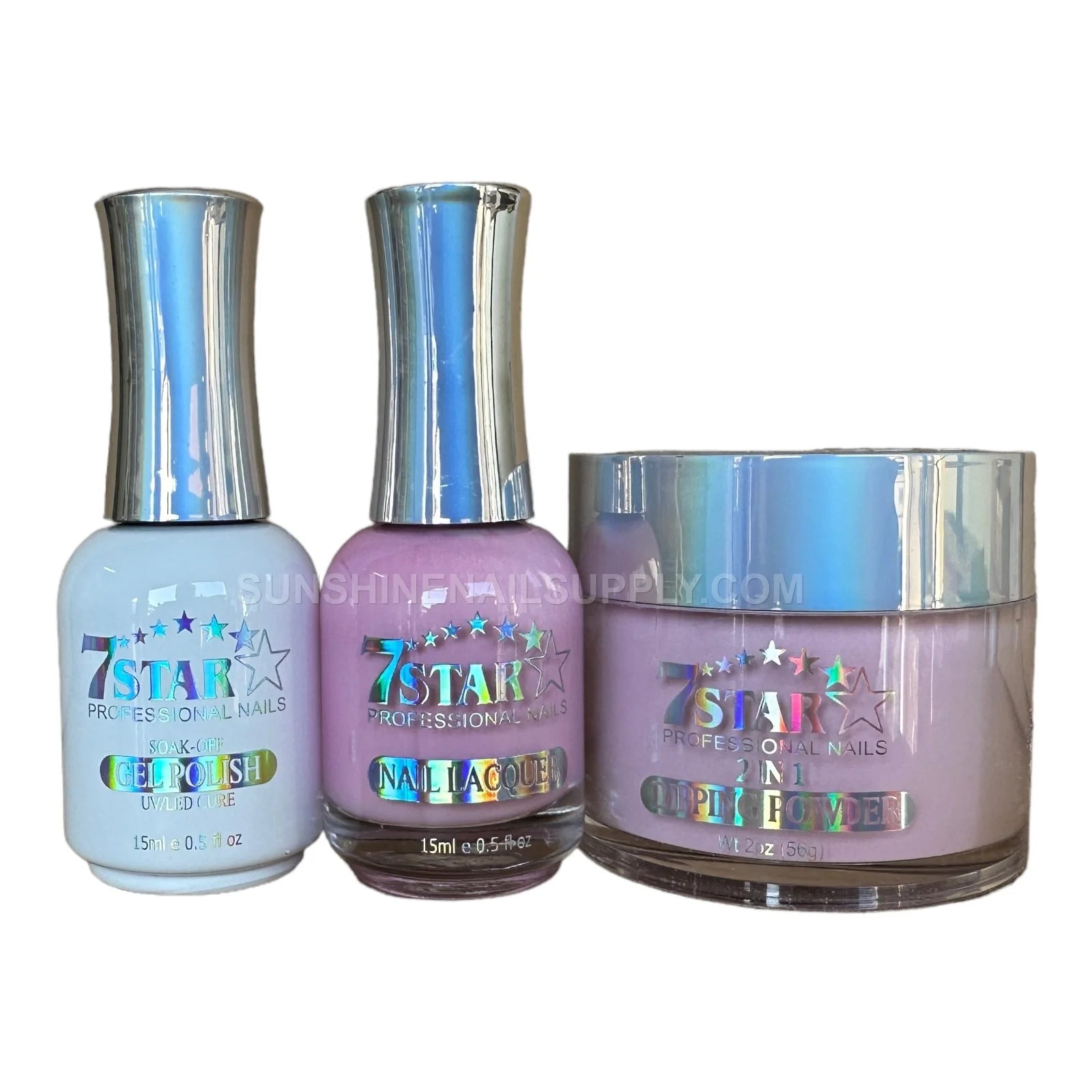 7 Star 3 in 1 UV/LED Gel Polish, Lacquer & Dip Powder Set