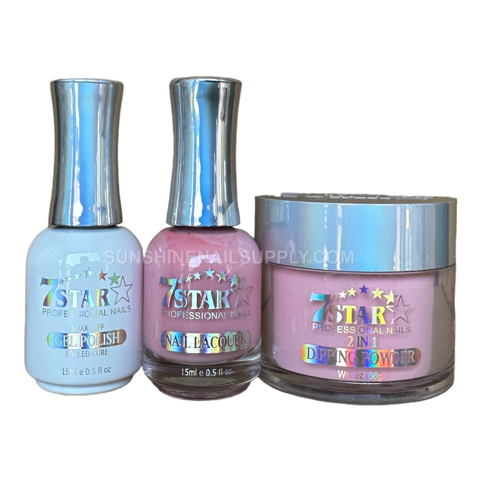 7 Star UV/LED Gel Polish 3 in 1 Set - Gel, Lacquer & Dip Powder